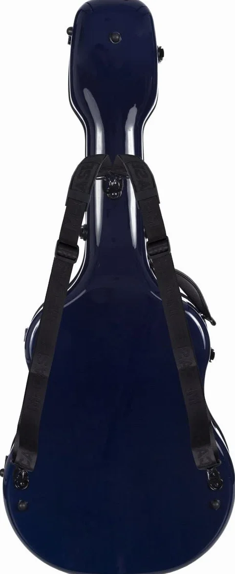 M-Case Modelada Estuche de Guitarra clásica 39” - 4/4 Fiberglass Ultra Light Azul Marino