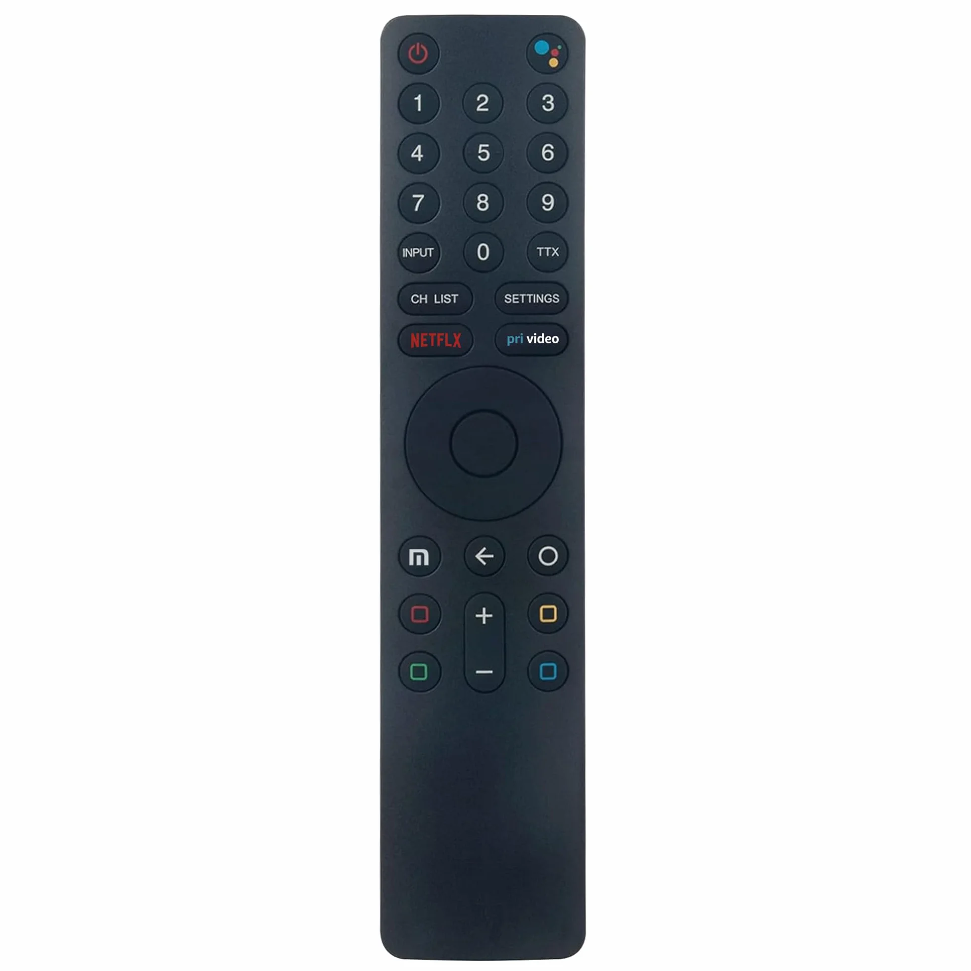 Riry XMRM-010 Mando a Distancia Xiaomi MI TV con Bluetooth Google Assistant para Mi 4S 4A