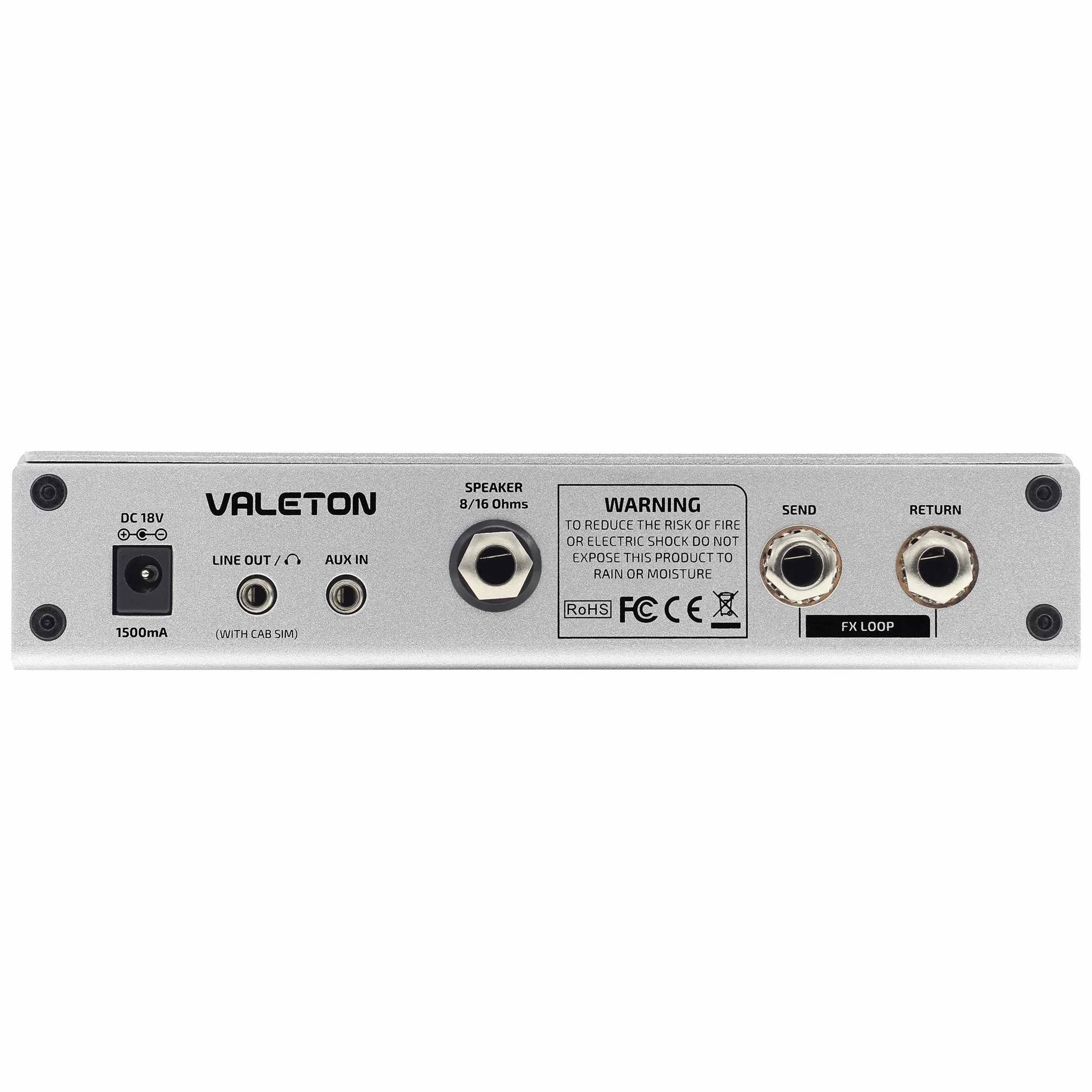Valeton Cabezal Amplificador de Guitarra TAR-20G Amp Pedal Plataforma Escritorio de Estudio con Cab SIM