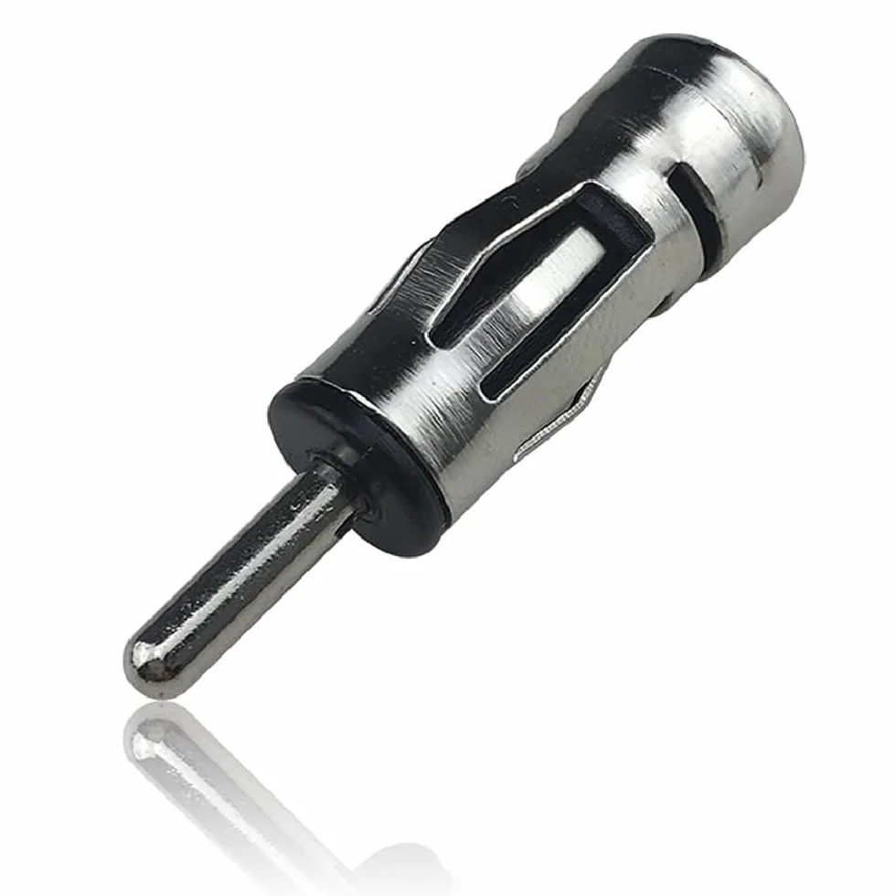 Conector Adaptador de Antena ISO Hembra a DIN Macho - Adaptador de Antena para Radio de Coche, Conexión ISO-DIN para Equipos de Audio de Vehículo, Compatible con Radios de Automóvil (4)