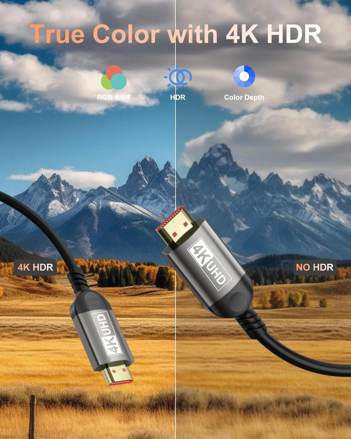 Cable HDMI 4K 10 Metros HDMI 2.0 ARC UHD HDR 3D Alta Velocidad 18Gbps Ethernet
