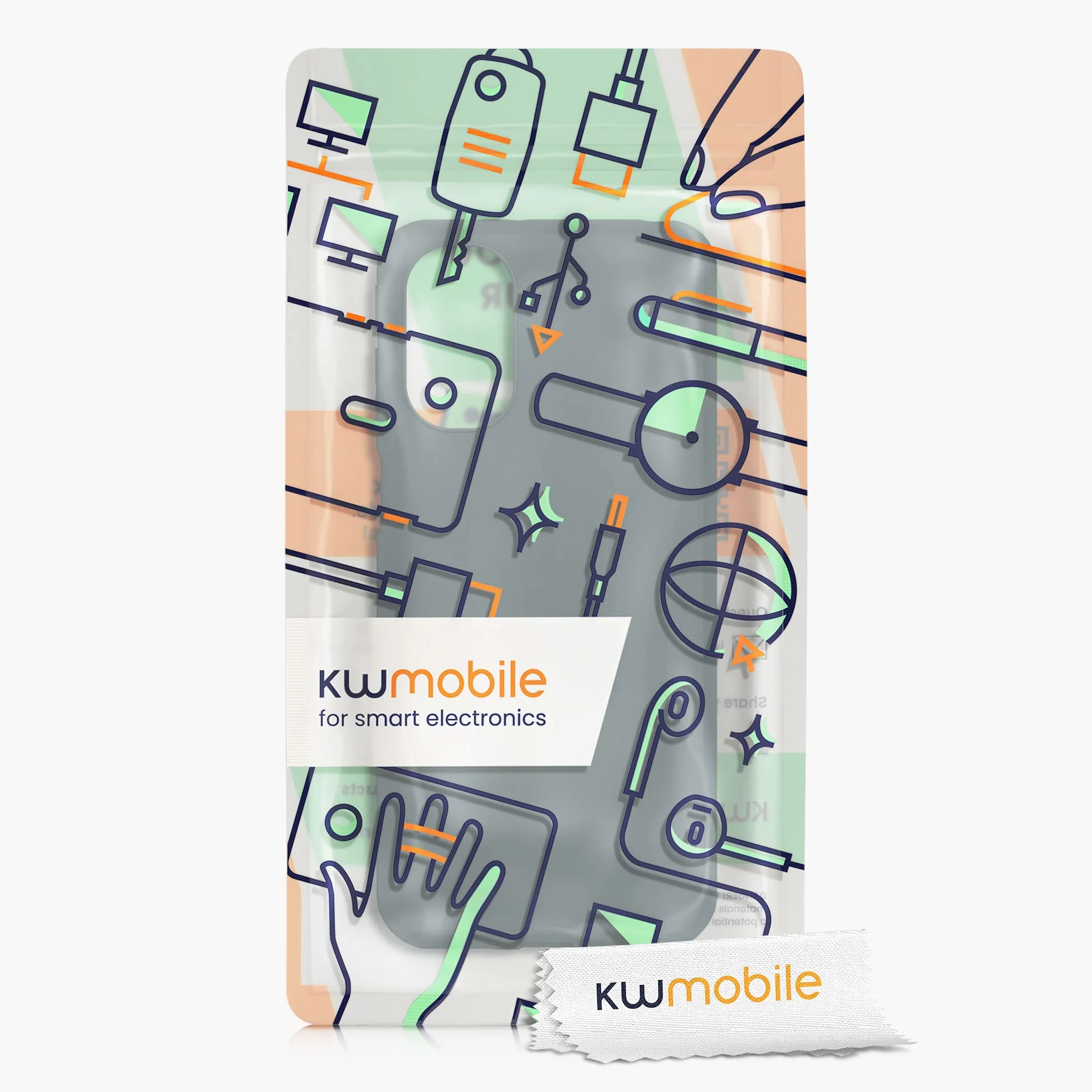 Funda kwmobile para Motorola Moto G31 Moto G41 Carcasa TPU Silicona Verde Bosque