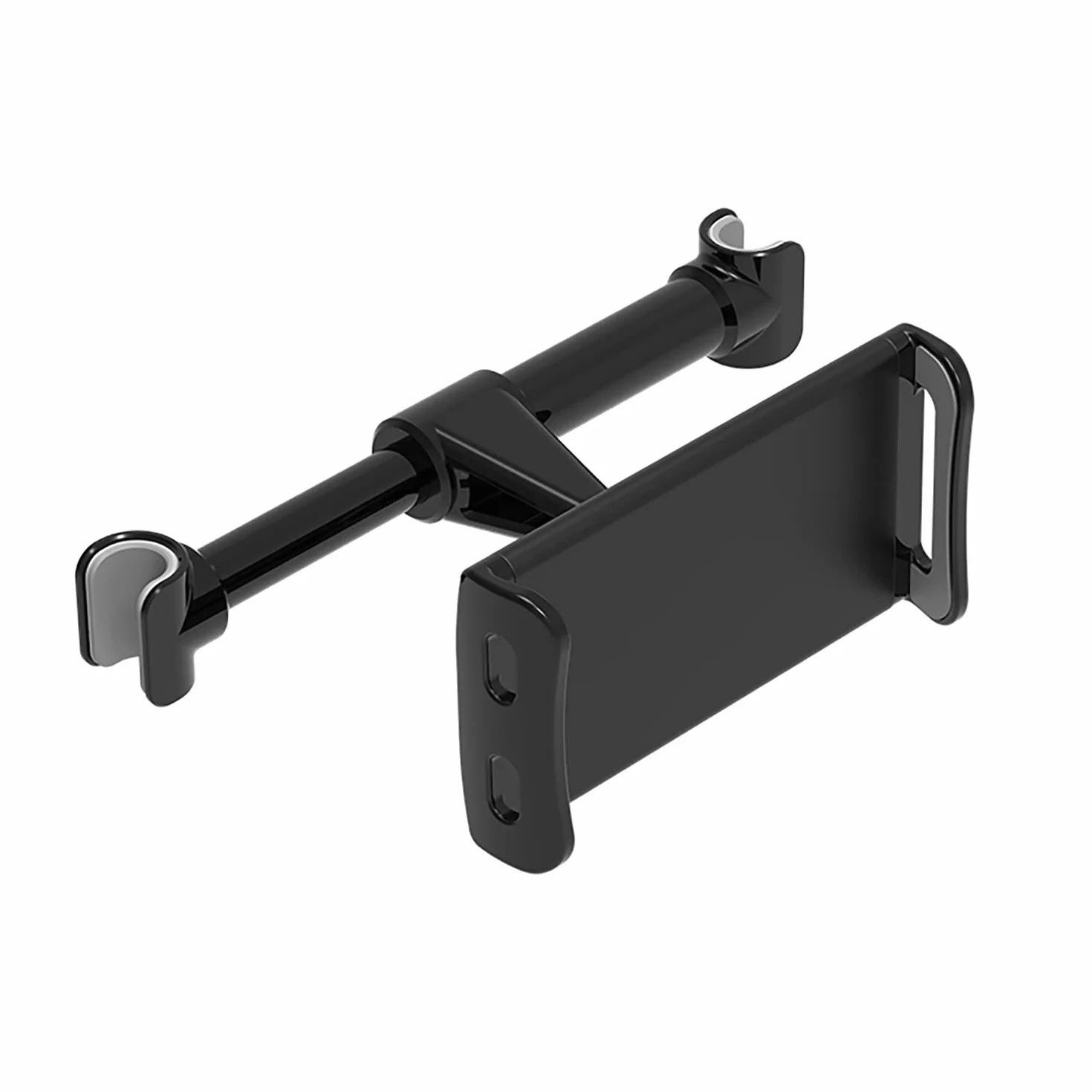 Soporte Tablet Coche Soporte para Reposacabezas Sporte del Asiento Trasero Soporte Base Ajustable 360° Antideslizante para 4"-11" Pulgada Tablets Smartphones Ipads E-Reader【Negro】