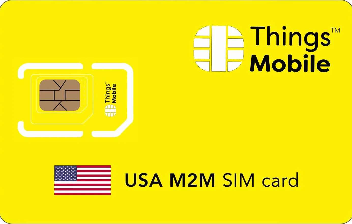 Tarjeta SIM M2M Things Mobile Cobertura Global GSM/2G/3G/4G 10€ Crédito