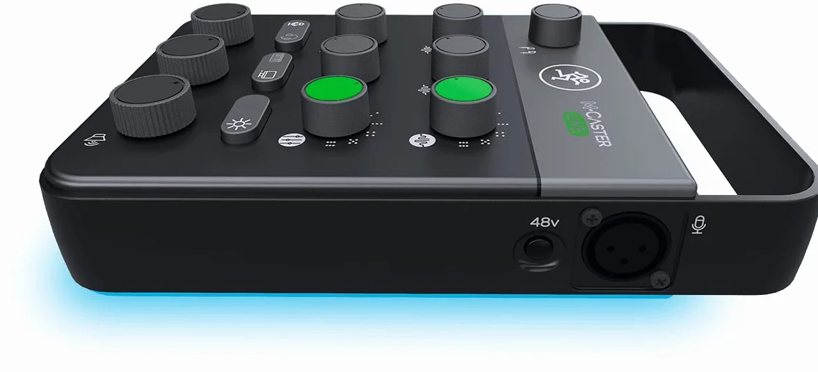 Grabadore portátil Mackie M Caster para streaming, juegos y creadores de contenidos