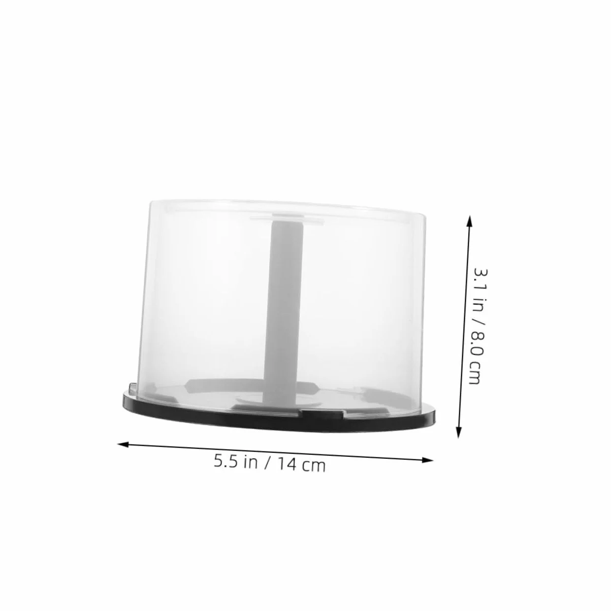 3 Cubos Organizadores para Almacenamiento de CD y Dvd, Contenedores Plásticos Transparentes de 5,5 X 3,1 Pulgadas, Capacidad 50 Discos, para Hogar y Oficina, Estuche Compacto