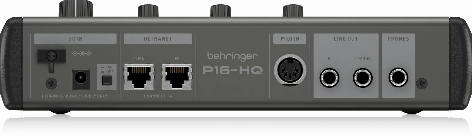 Behringer P16-HQ Mezclador de Monitorización Personal Conversión D/A Control Preciso del Tono