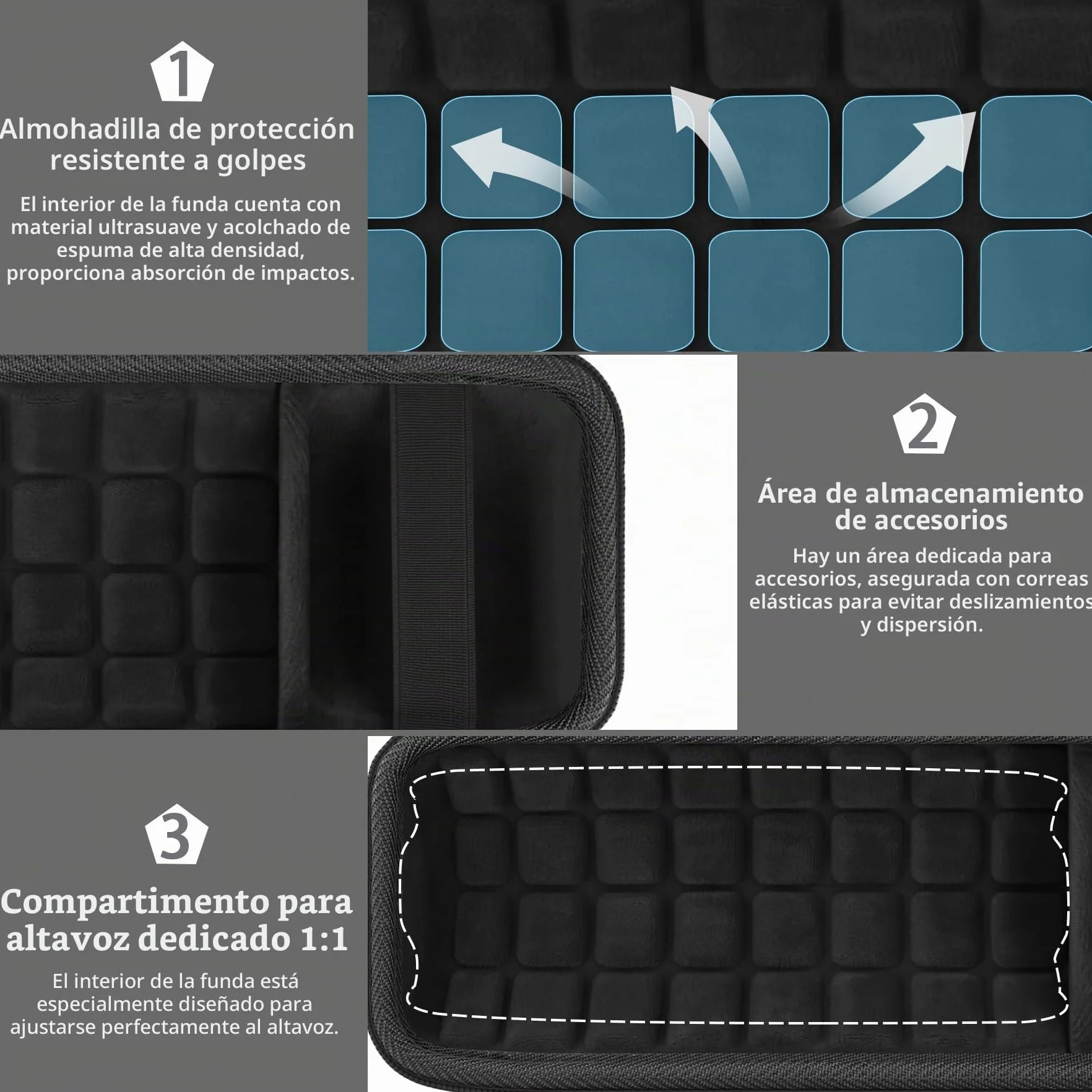 co2CREA Duro Viajar Fundas Caso Cubierta Estuche Compatible para JBL Flip 7 FLip6 Flip 5 Altavoz Bluetooth Portátil (Funda Solo,Case Only)