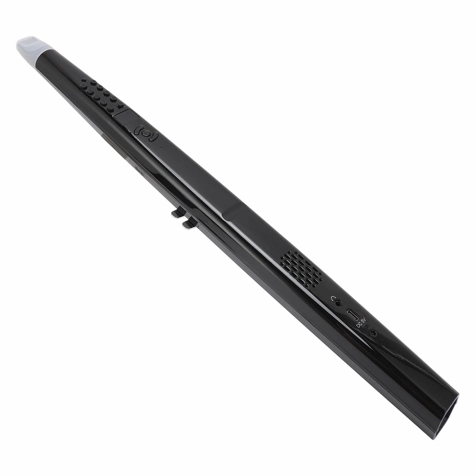 Zunate Instrumento de Viento Digital, Saxofón Electrónico Midi, Sintetizador de Instrumentos de Viento, Volumen Ajustable con 3 Sensibilidades de Soplado, 13 Tonos de Instrumentos