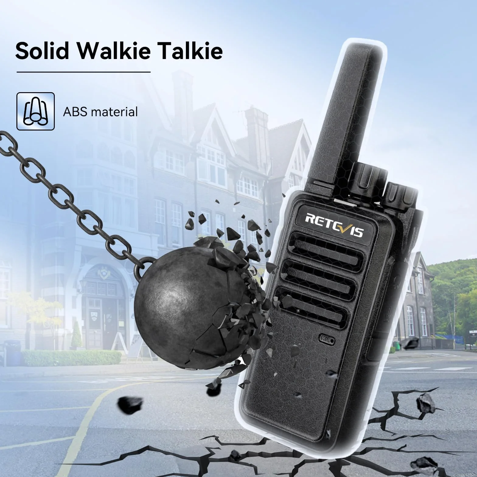 Retevis RT668 Walkie Talkies con Cargador de 10 Vías, PMR446 Radio Bidireccional Profesional, Adaptador Reemplazable, Resistente walkie pmr Recargable para Proveedor, Fabricante(Negro, 10 Piezas)