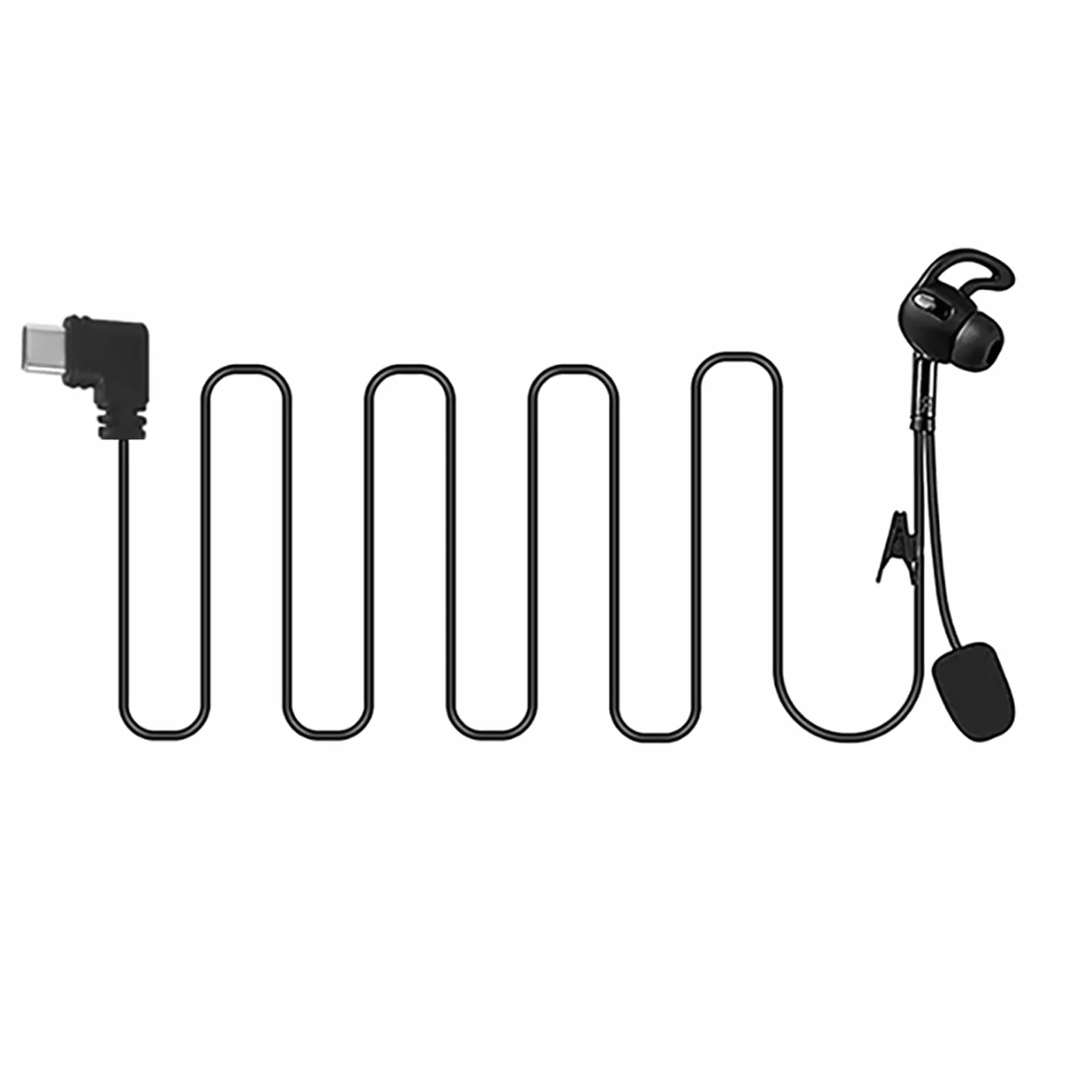 EJEAS Auriculares de árbitro de fútbol tipo C para intercomunicador de árbitro V6C/V4C Plus (oreja derecha)