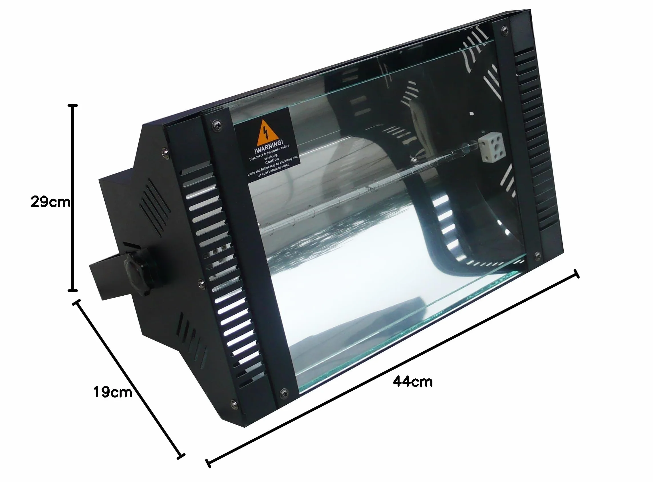 Karma Italiana STROBE 1000 Interior y exterior Juego de luces de doble hélice con efecto estroboscópico Negro estroboscopio y luz disco - Accesorio de discoteca (Juego de luces de doble hélice con efecto estroboscópico, Negro, 1000 W, Corriente alterna, 4