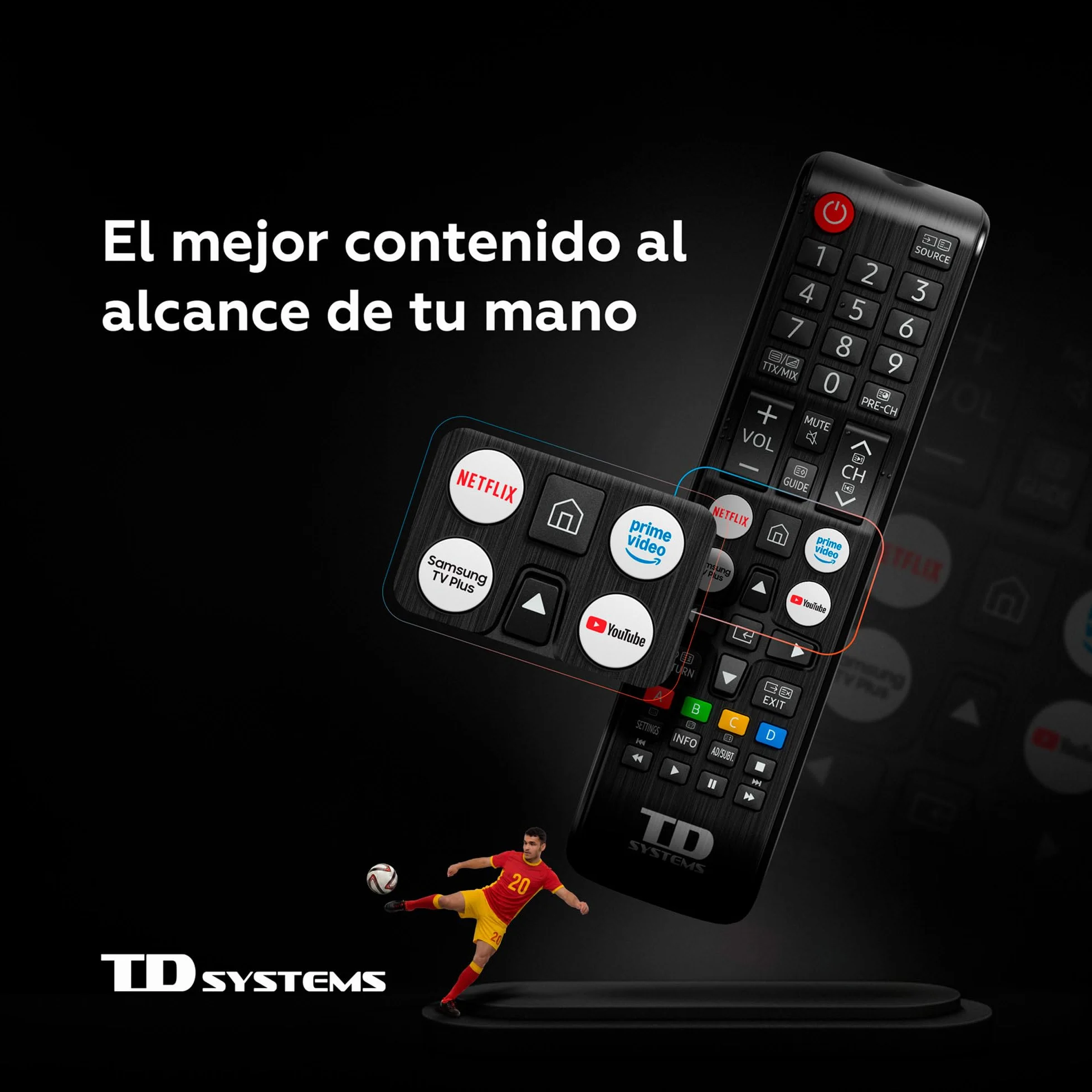 TD Systems Smart TV 40 Pulgadas Full HD Tizen OS 8.0 Powered by Samsung HDR10 Triple Tuner PRIME40C22TIZEN