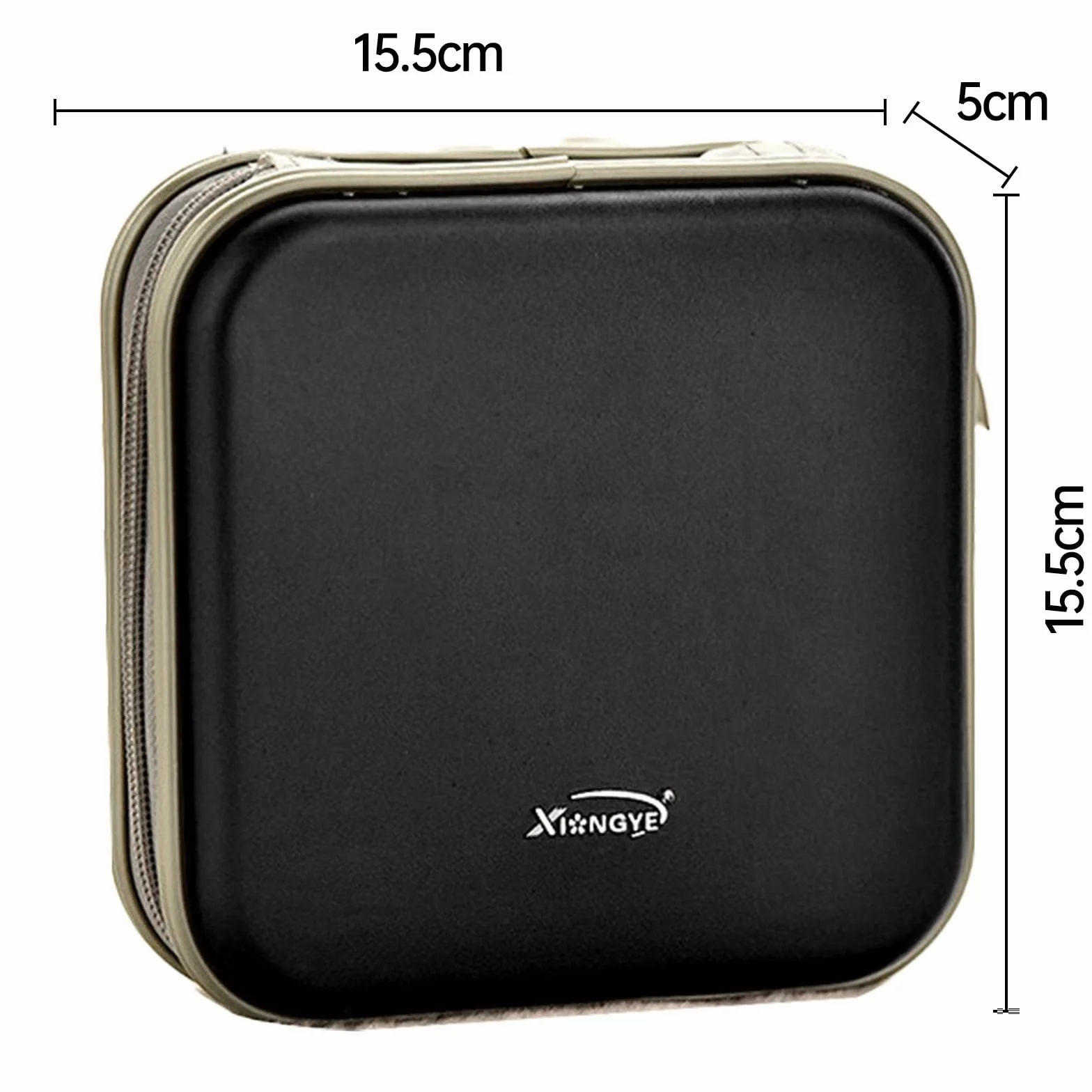 Estuche Porta CD 1PCS Portátil Bolsa de CD/DVD Estuche para 40 CDs Porta Almacenamiento DVD Bolsas Muy Adecuado para Viajar Usar en Automóviles y en Casa Caja CD(Negro)