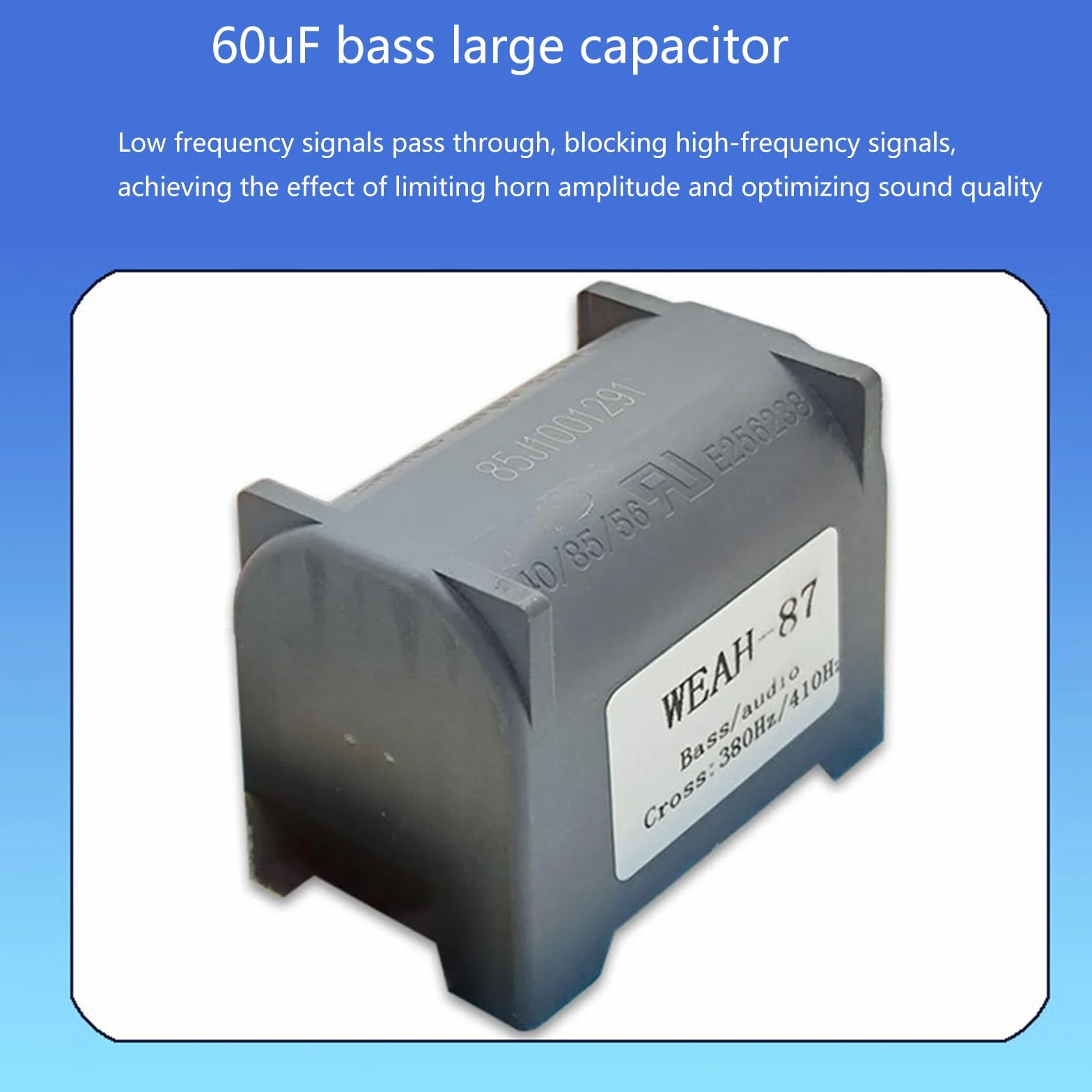 Bass Subwoofer Separador de Frecuencias Profesional 1200W 410Hz