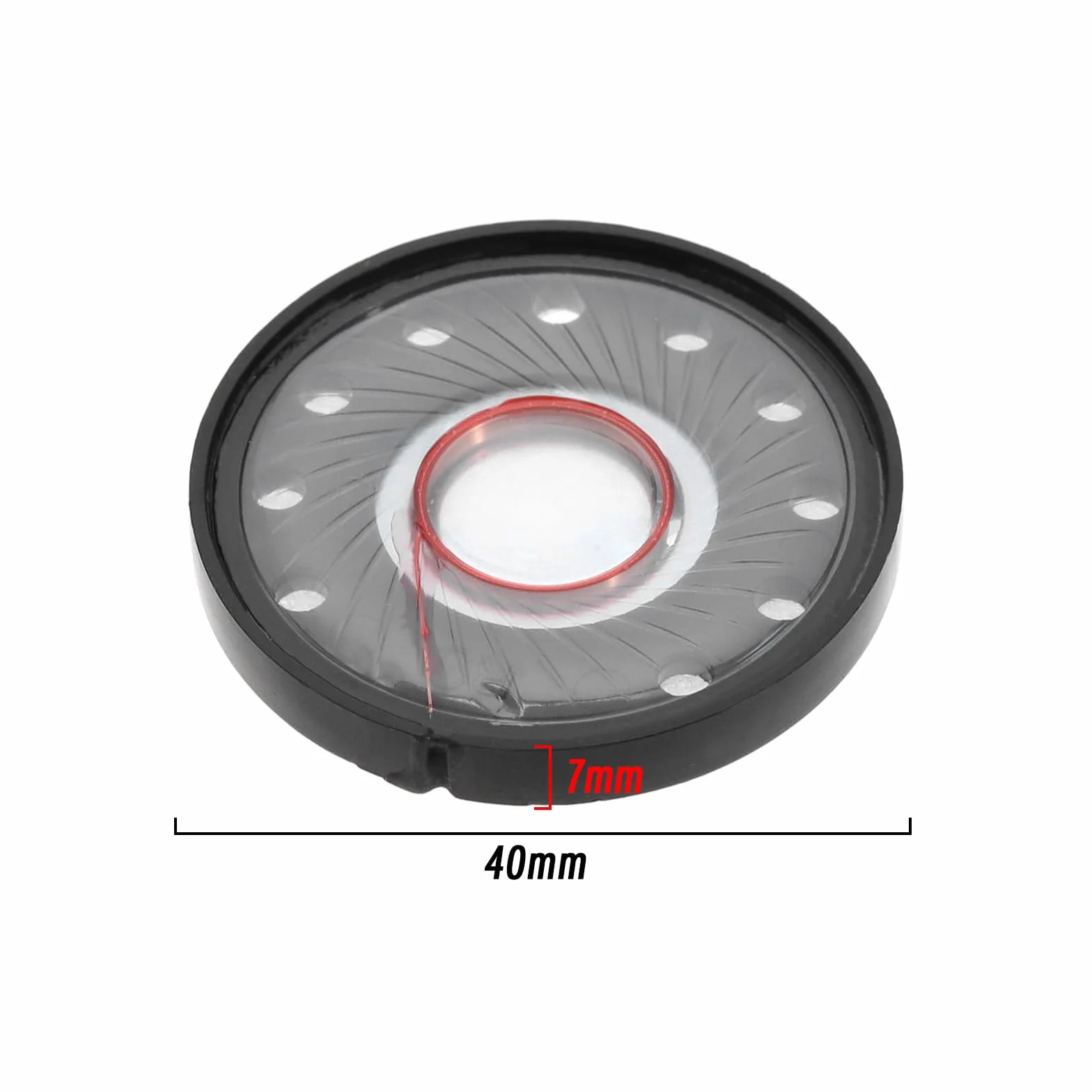 OTOTEC 40 mm altavoces de repuesto para auriculares compatibles con Bose QC45 QC35 QC25 QC2 QC15 QC3 AE2 OE2 32 ohmios 20 mW