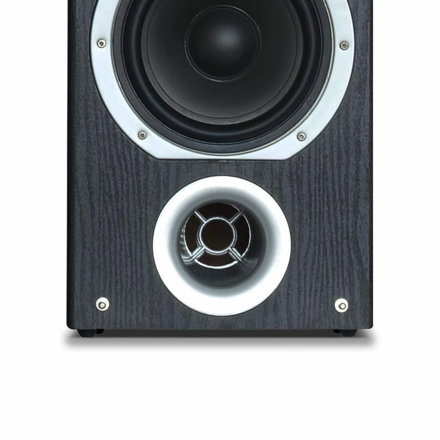 Fenton SHFT57b Altavoces de Suelo HiFi, 4 vías, 4 woofers 6.5", 600W, Sonido Envolvente, Cine en Casa, Negro