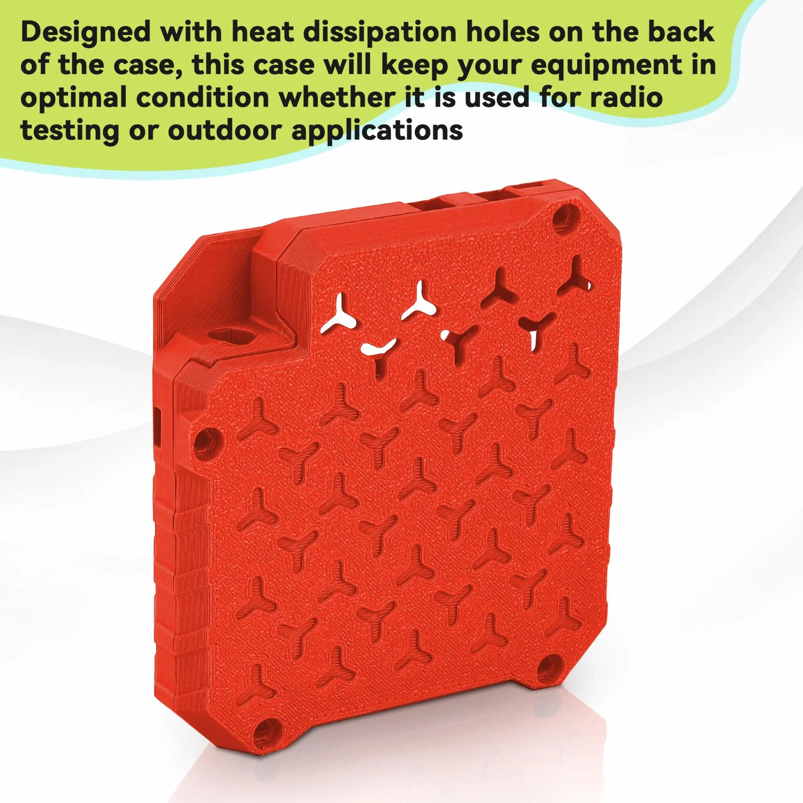 Carcasa Heltec V3 ESP32 LoRa placa de desarrollo con conector antena interfaz tipo C rojo