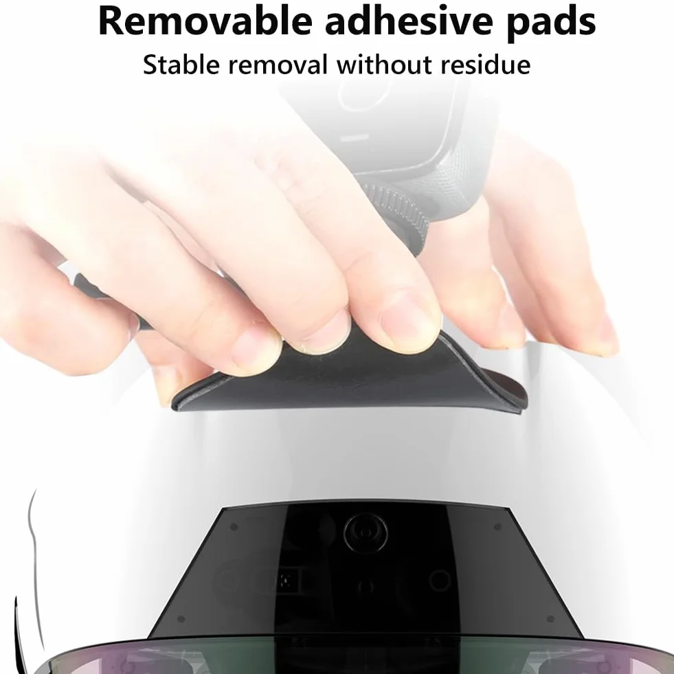 2 Kit Soporte Adhesivo Flexible para Insta360 X5, X4 Air, X4, X3, X2, Ace Pro, Ace, Montaje en Soporte Casco Compatible con GoPro Hero, SJCAM y para dji Osmo Action