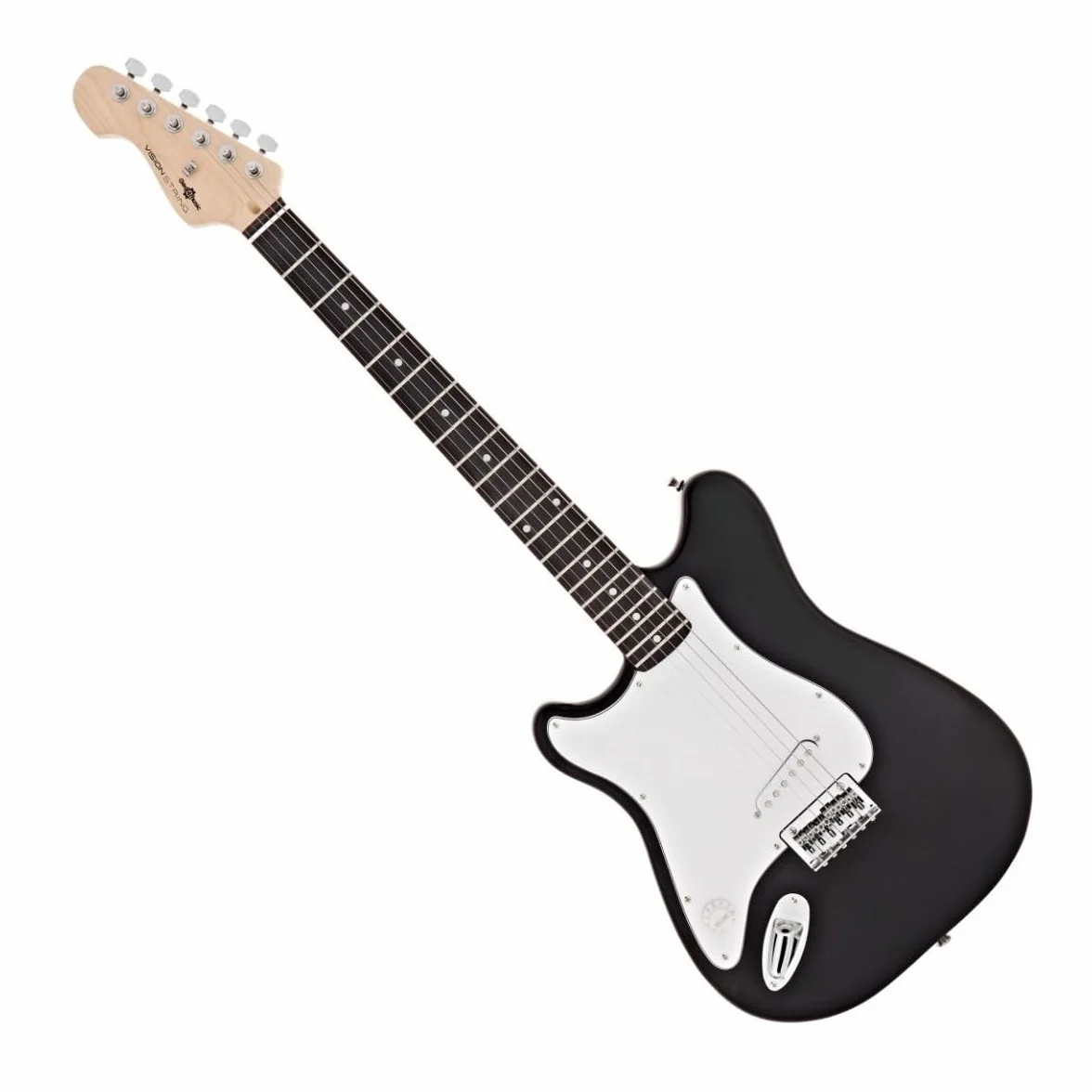 VISIONSTRING Left Handed Electric Guitarra and Amp Starter Kit 4/4 Full Size Guitarra para principiantes Negro