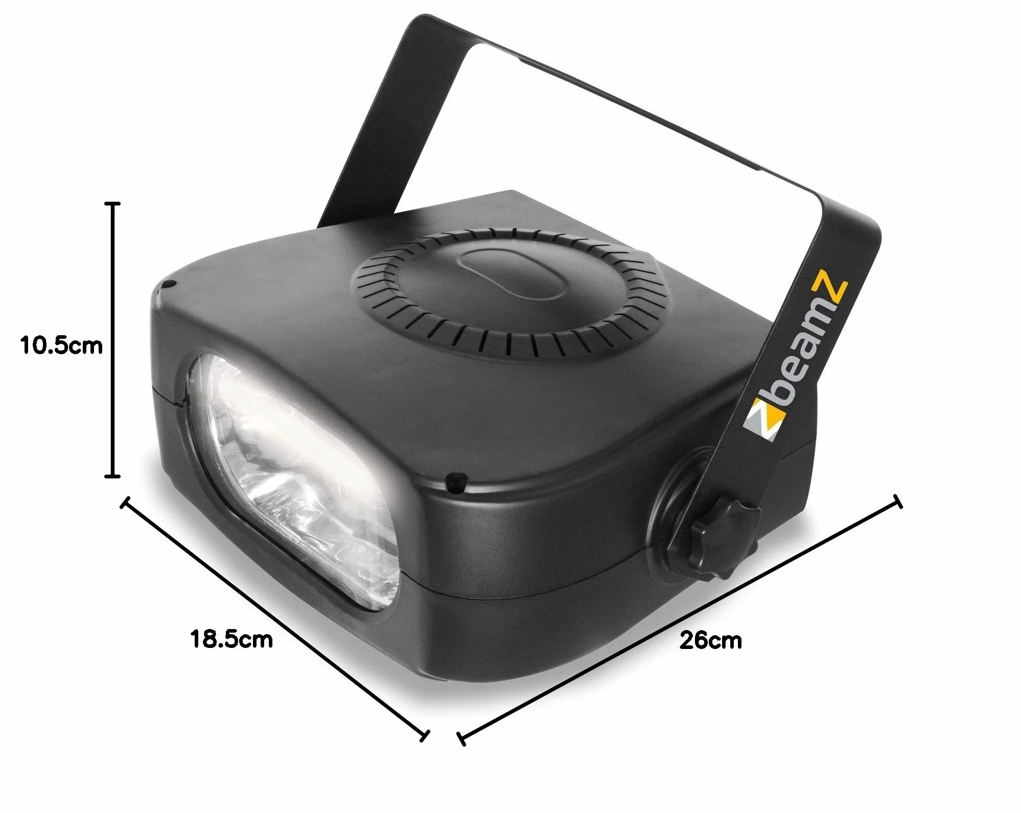 BeamZ Estroboscopio 150W - Flash de alta intensidad con ajuste manual de velocidad, diseño compacto y soporte de montaje, ideal para discotecas bares escenarios e iluminación profesional