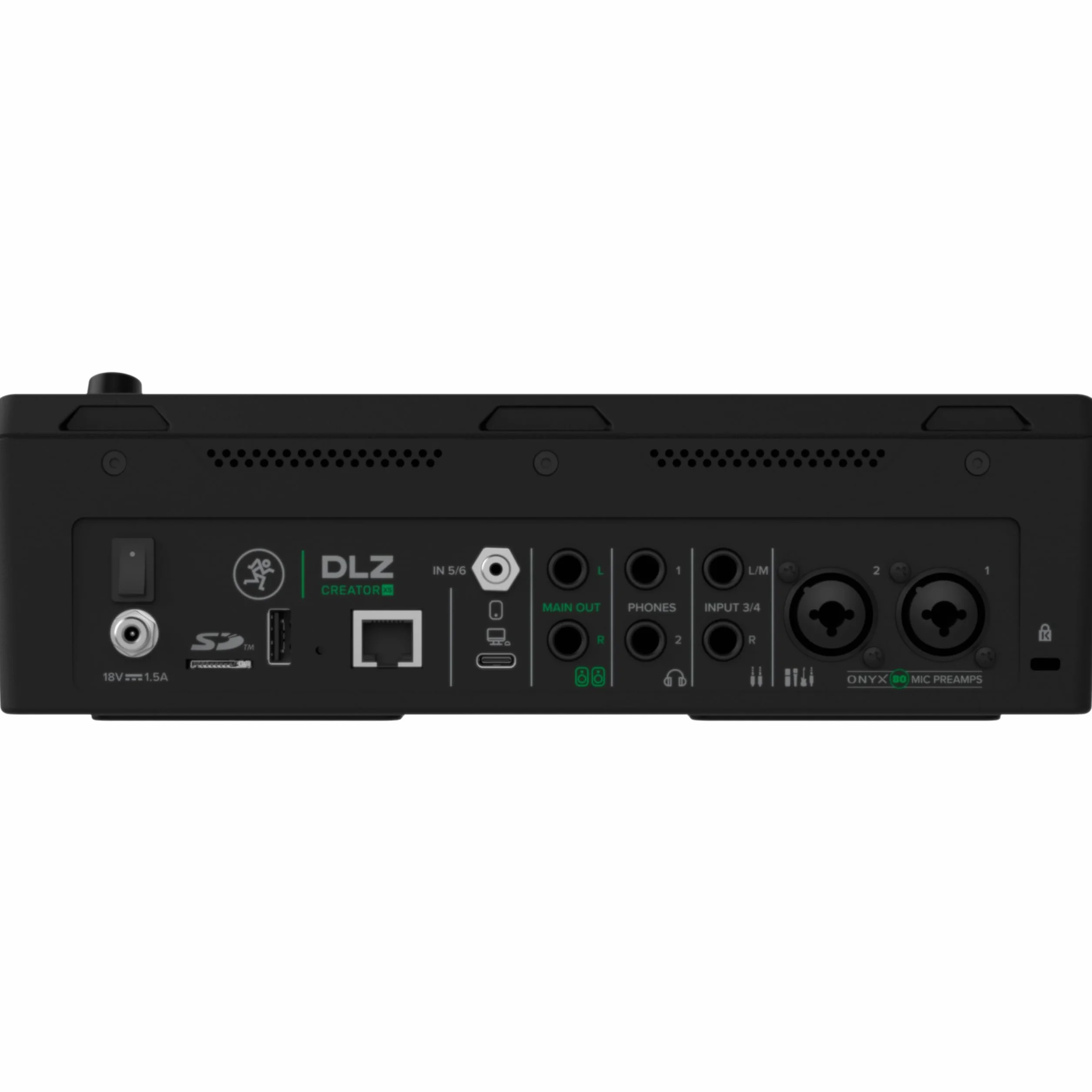 MACKIE DLZ Creator XS mezclador digital compacto adaptable para podcasting, streaming y YouTube con modos de usuario, tecnología Mix Agent, AutoMix y previos de micro Onyx80