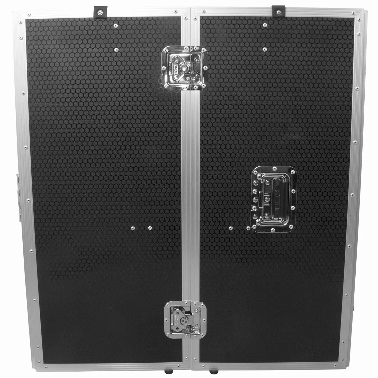 UDG FlightCase - Mesa de DJ Plegable + (Ruedas), Color Plateado MK2