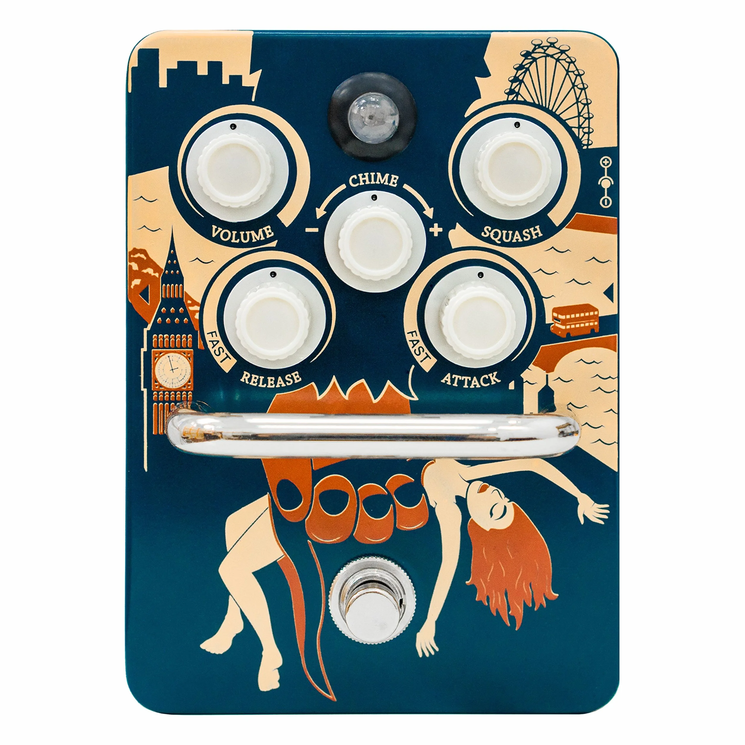 Orange Kongpressor - Pedal de efectos de compresión para guitarra analógica clase A