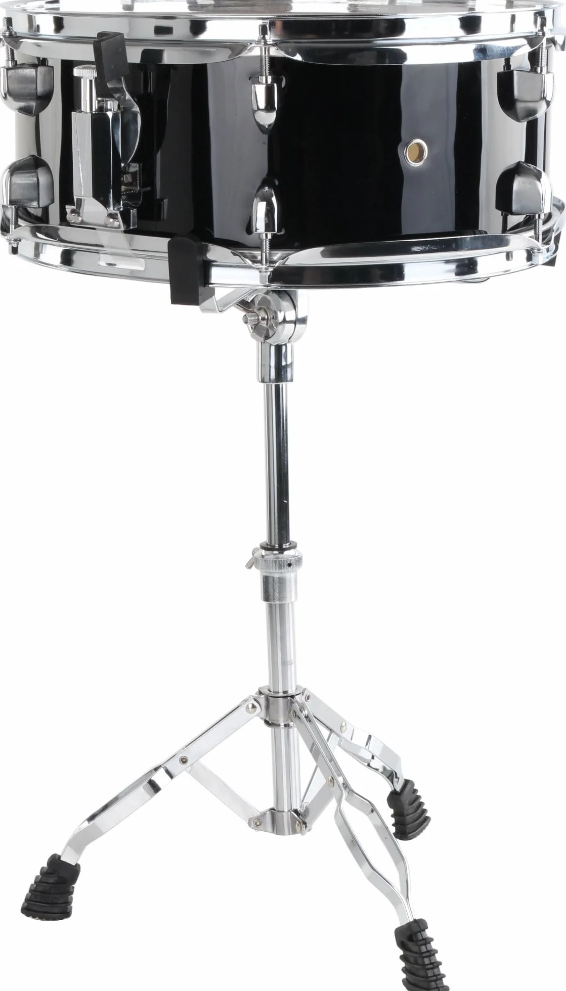 XDrum Semi 20" Studio Batería Midnight Black - 20" BD, 10" TT, 12" TT, 14" FT, 14" SD - Set incl. platillo Crash 16" y soporte de platillo con brazo - Negro