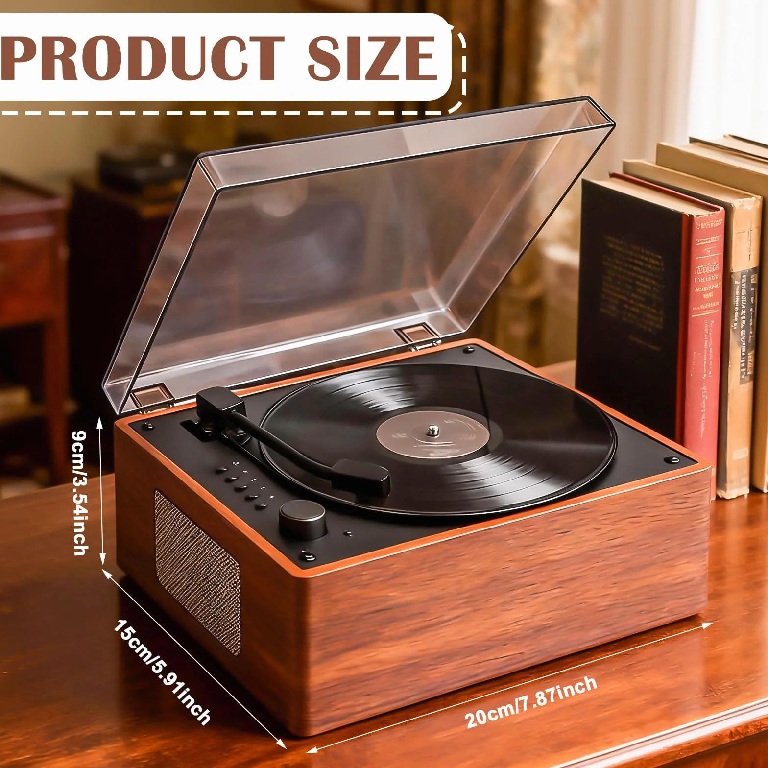 Reproductor de CD portátil Bluetooth 5.1 estéreo dual recargable USB AUX
