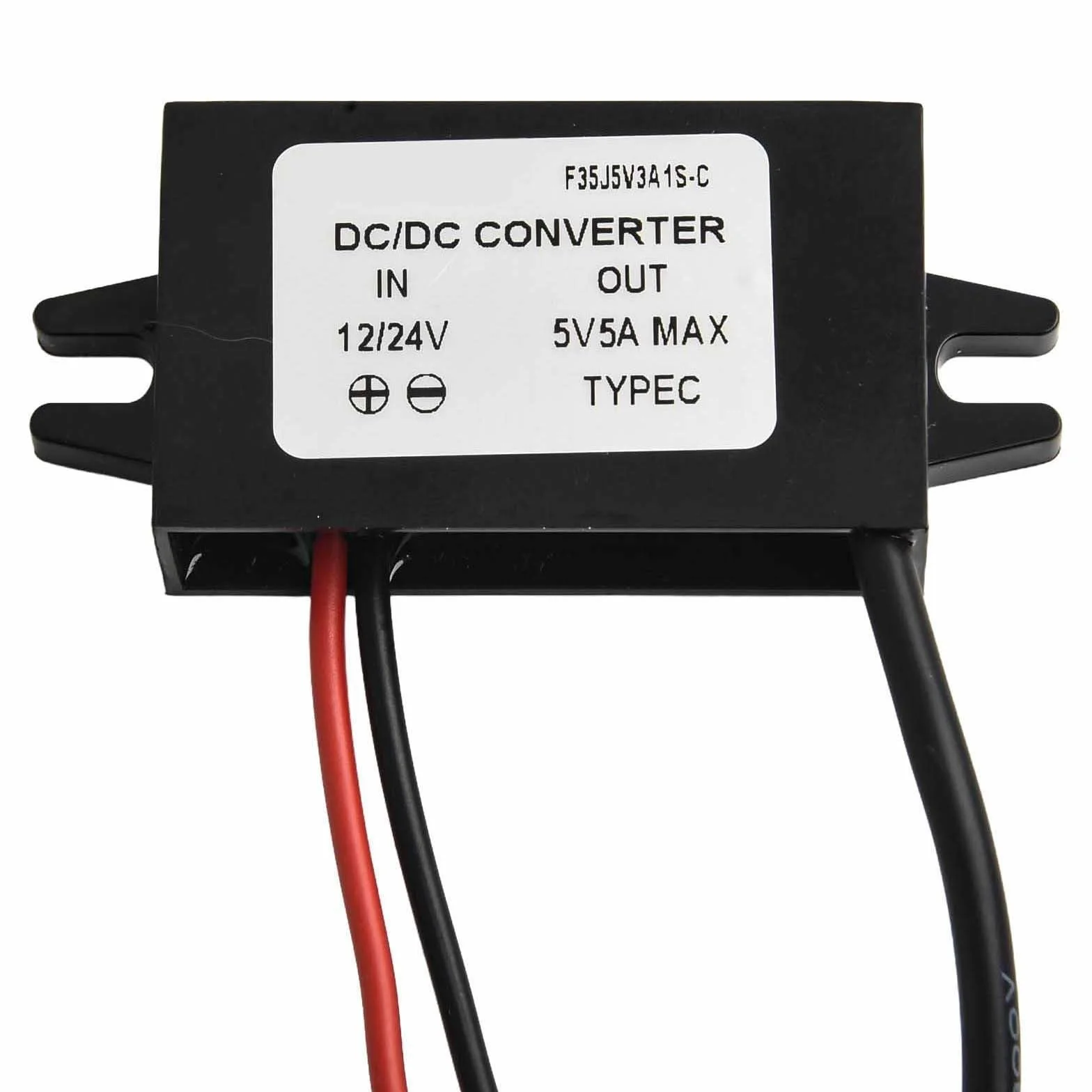 BlissfulAbode DC 12V/24V a 5V USB C 25W módulo convertidor con Salida 5A para Carga móvil