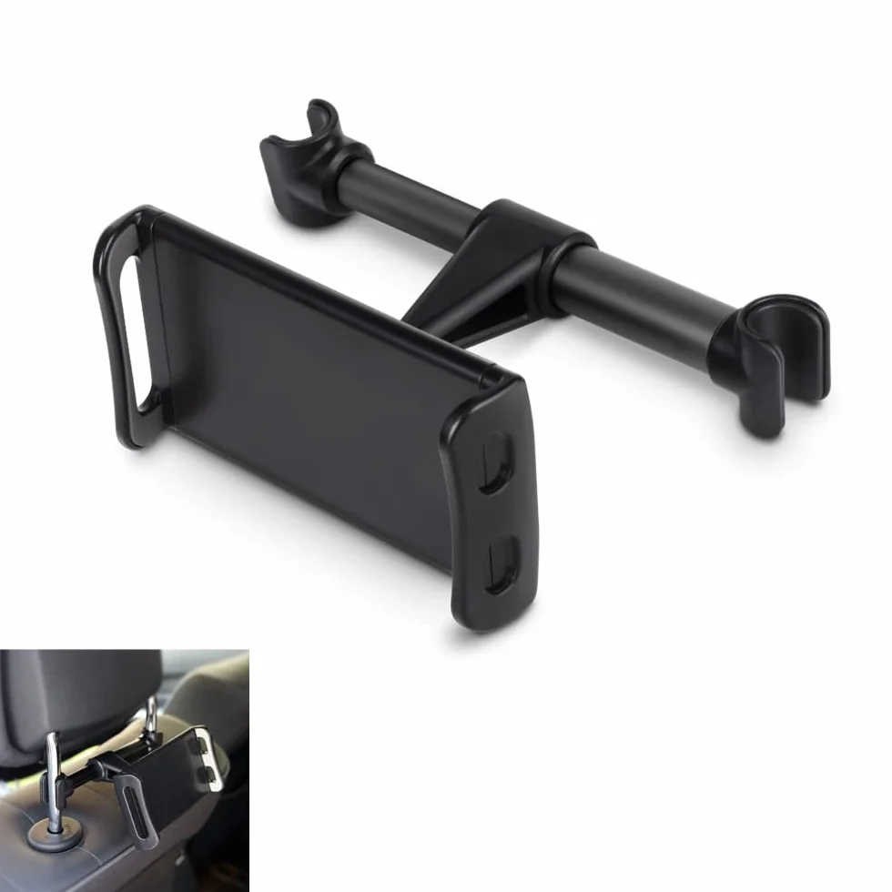MAGIC SELECT Soporte Reposacabezas Coche Tablet 4.7-11 Pulgadas Rotación 360° Almohadillas Silicona Antideslizantes