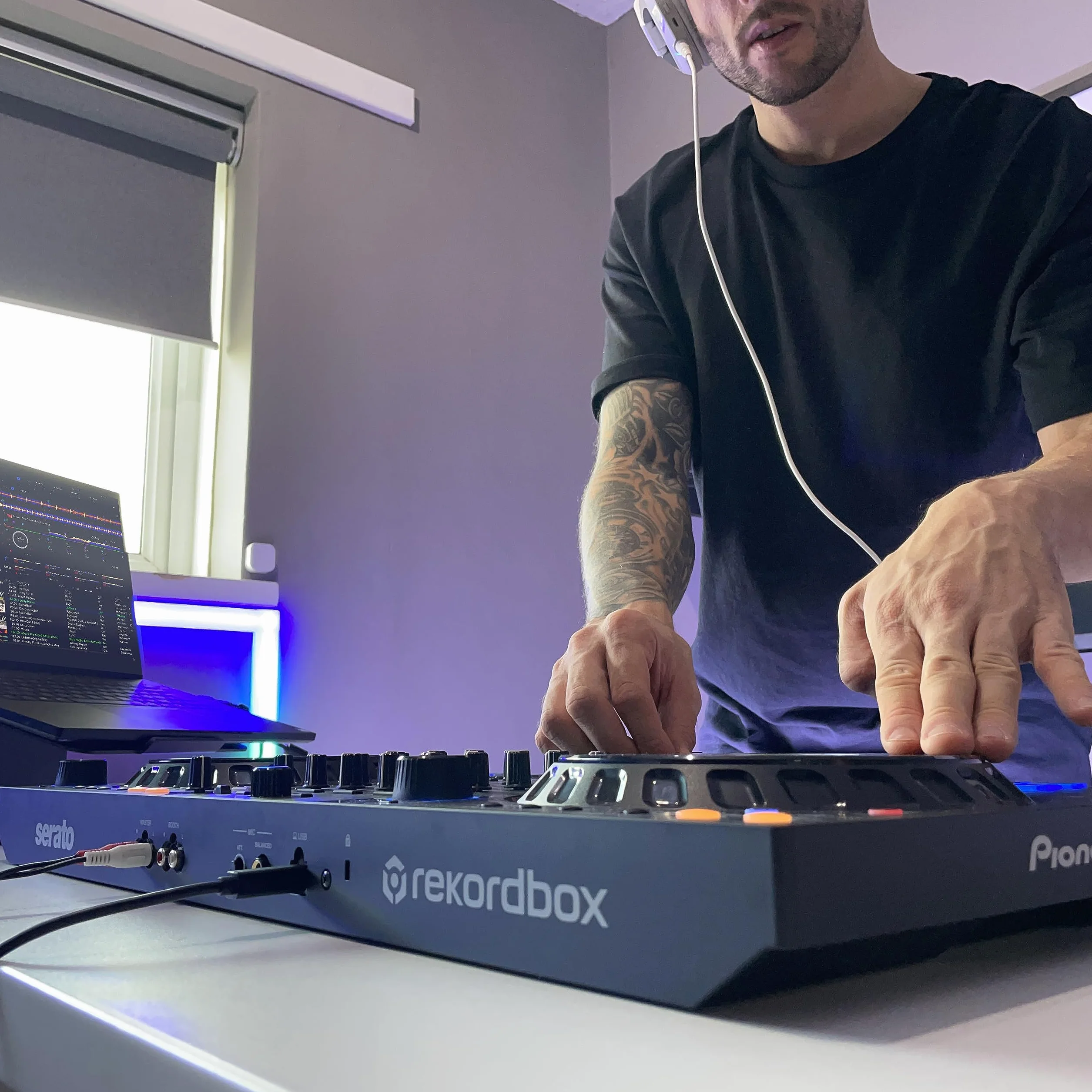 Pioneer DJ DDJ-FLX6 - Controlador DJ de 4 decks para Rekordbox y Serato