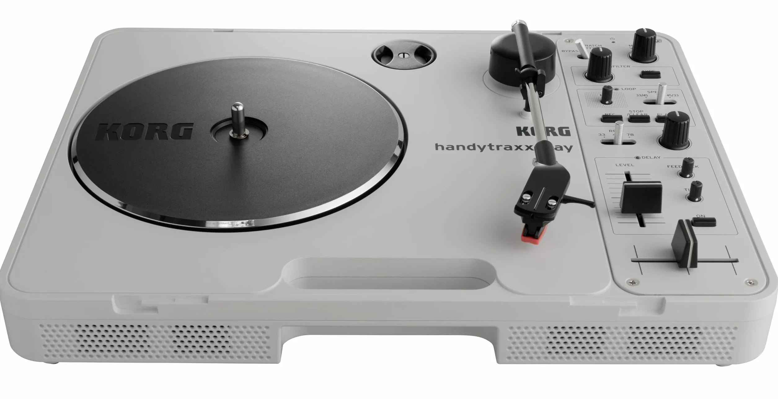 Korg - handytraxx play - Tocadiscos Portátil para DJ con Altavoz y Efectos Digitales