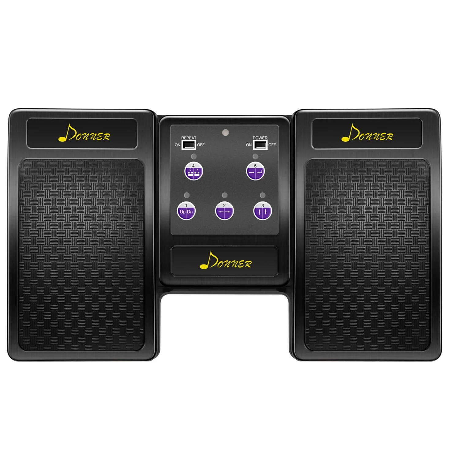 Donner Pedal Página Bluetooth Recargable para Tablet, Negro