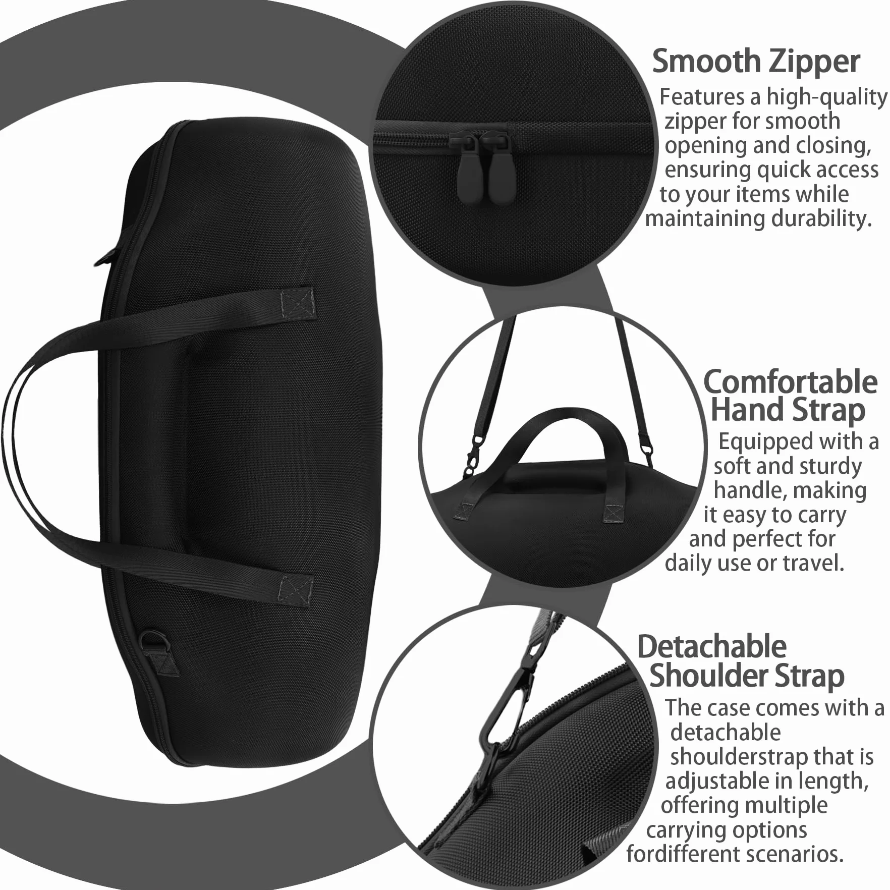 co2CREA Duro Viajar Caja Estuche Funda para JBL Boombox 4 Portable Bluetooth Speaker, Solo Caso
