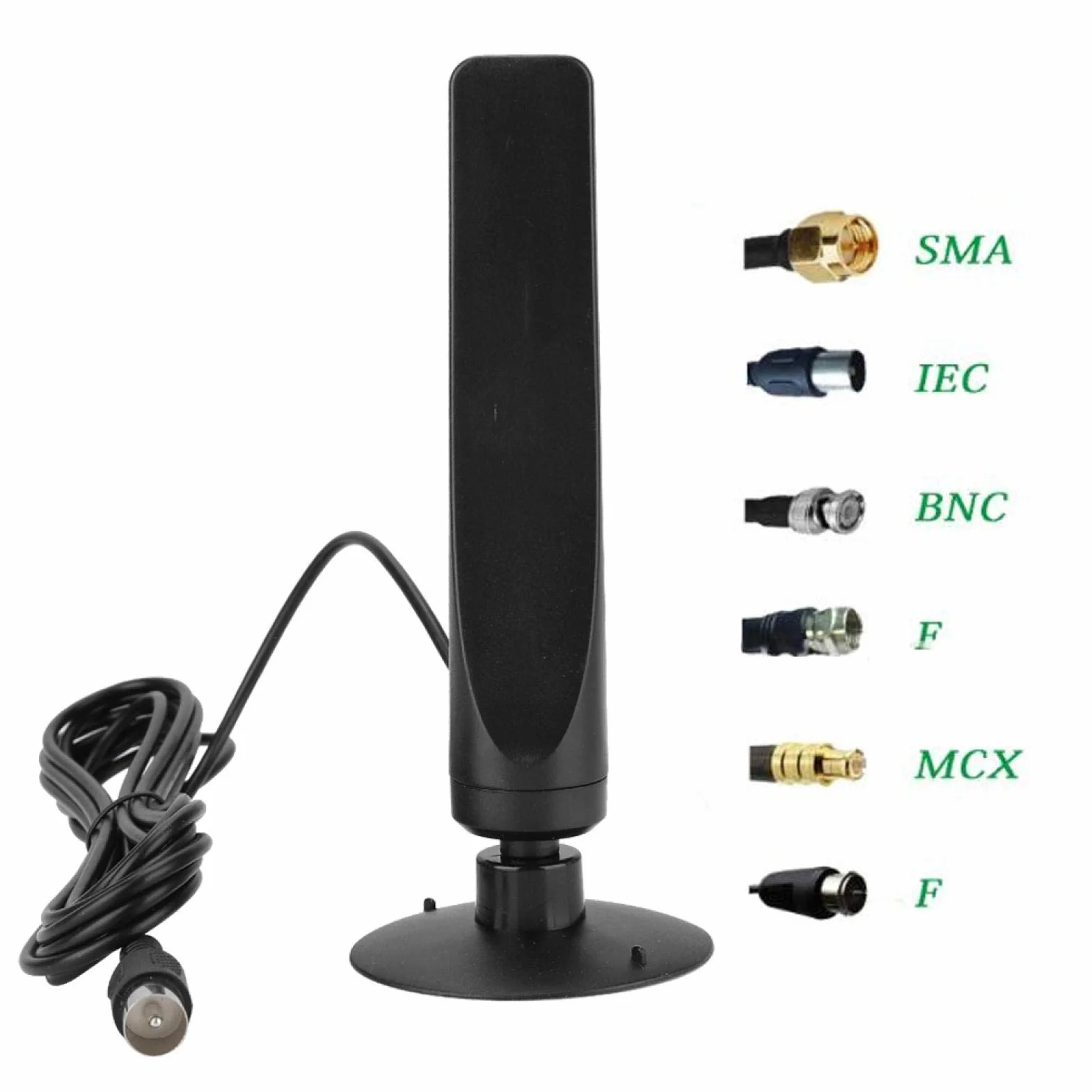 Antena DVB-T Impermeable Doble Frecuencia 35DBI Alta Sensibilidad Amplificada HD