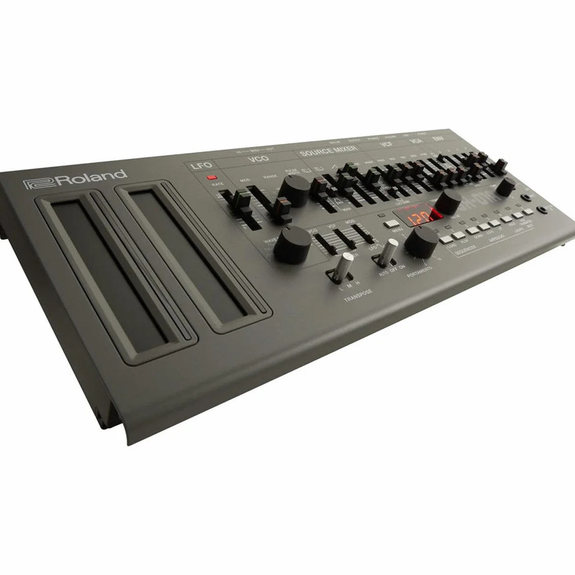 Sintetizador SH-01A de Roland Boutique — Los sonidos del sintetizador SH-101 clásico con tecnología ACB, que incluyen graves, leads, ruidos y efectos