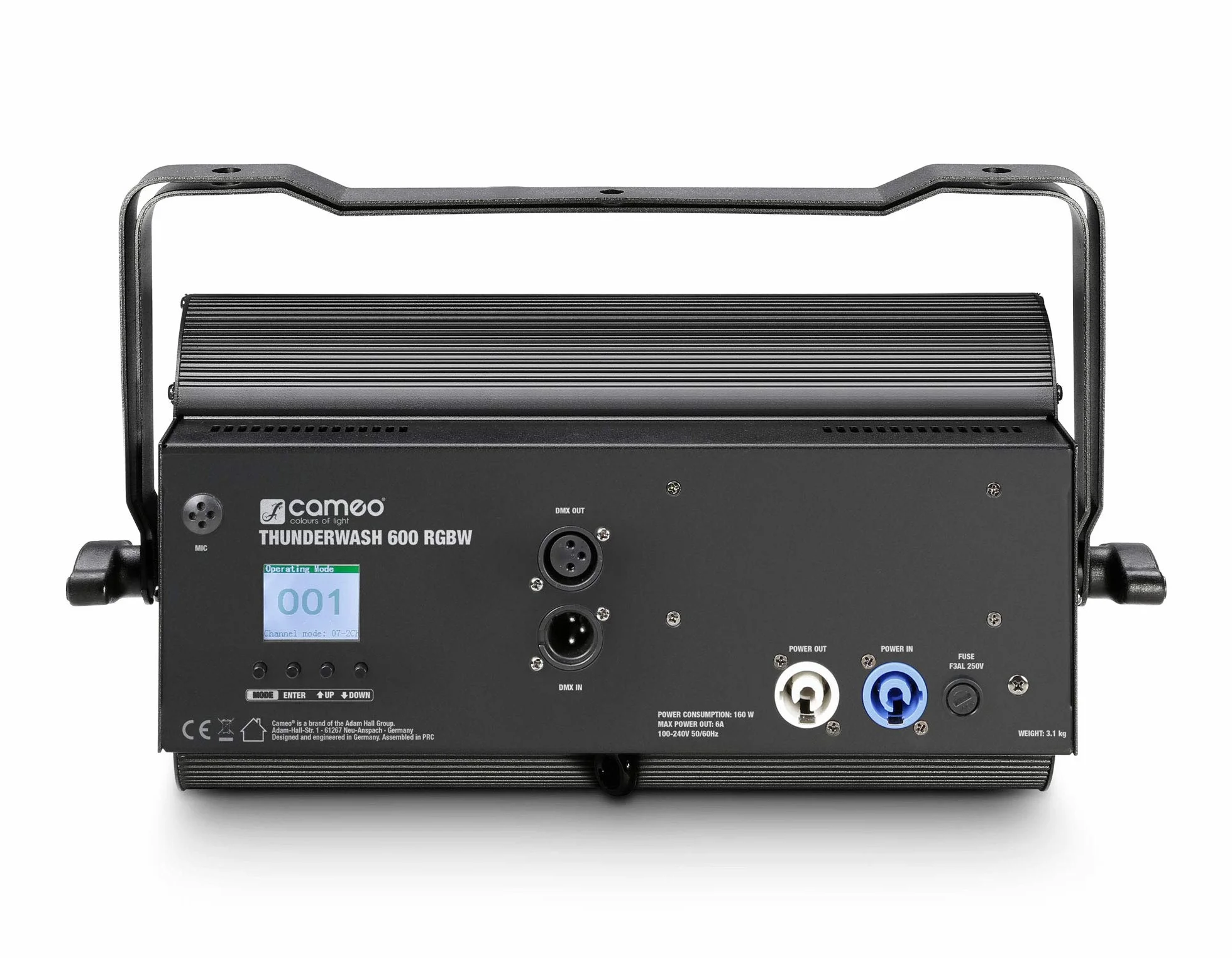 Cameo THUNDER WASH 600 RGBW - 3 en 1 Estroboscopio, Cegador y Luz de Lavado