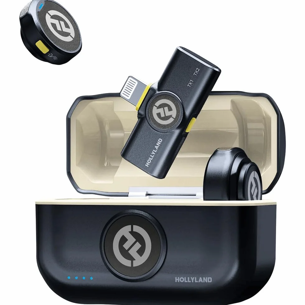 Hollyland Lark M2 L Microphone Lavalier pour iPhone/iPad