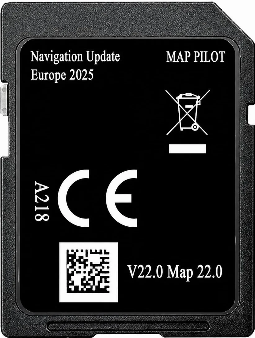 Tarjeta SD de navegación GPS Europa 2025 v22 - A2189062904 Compatible con Mercedes Garmin Map Pilot - STAR1