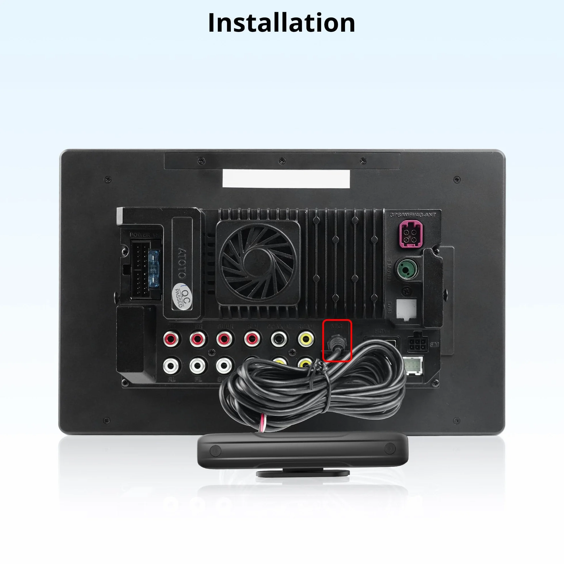 ATOTOZONE Micrófono dual AC-MIC20 con cancelación de ruido y reconocimiento de voz claro, transmisión de voz estable, diseño de silicona, solo compatible con la serie X10