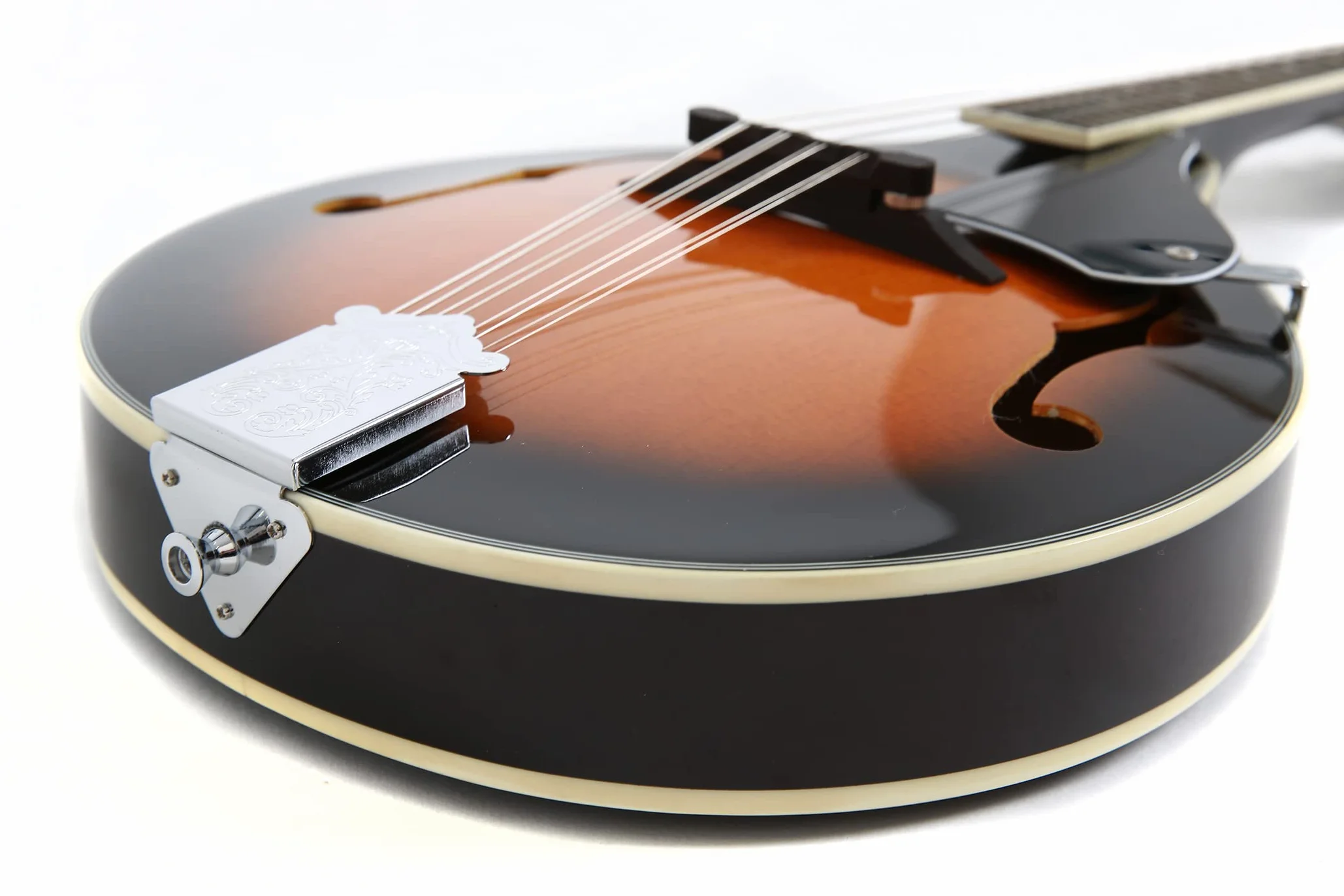 GEWA Mandolina A-1 Select - Tapa de abeto - Fondo/aros de arce - Orificios en F - Incl. estuche premium - Acabado brillo Vintage Sunburst