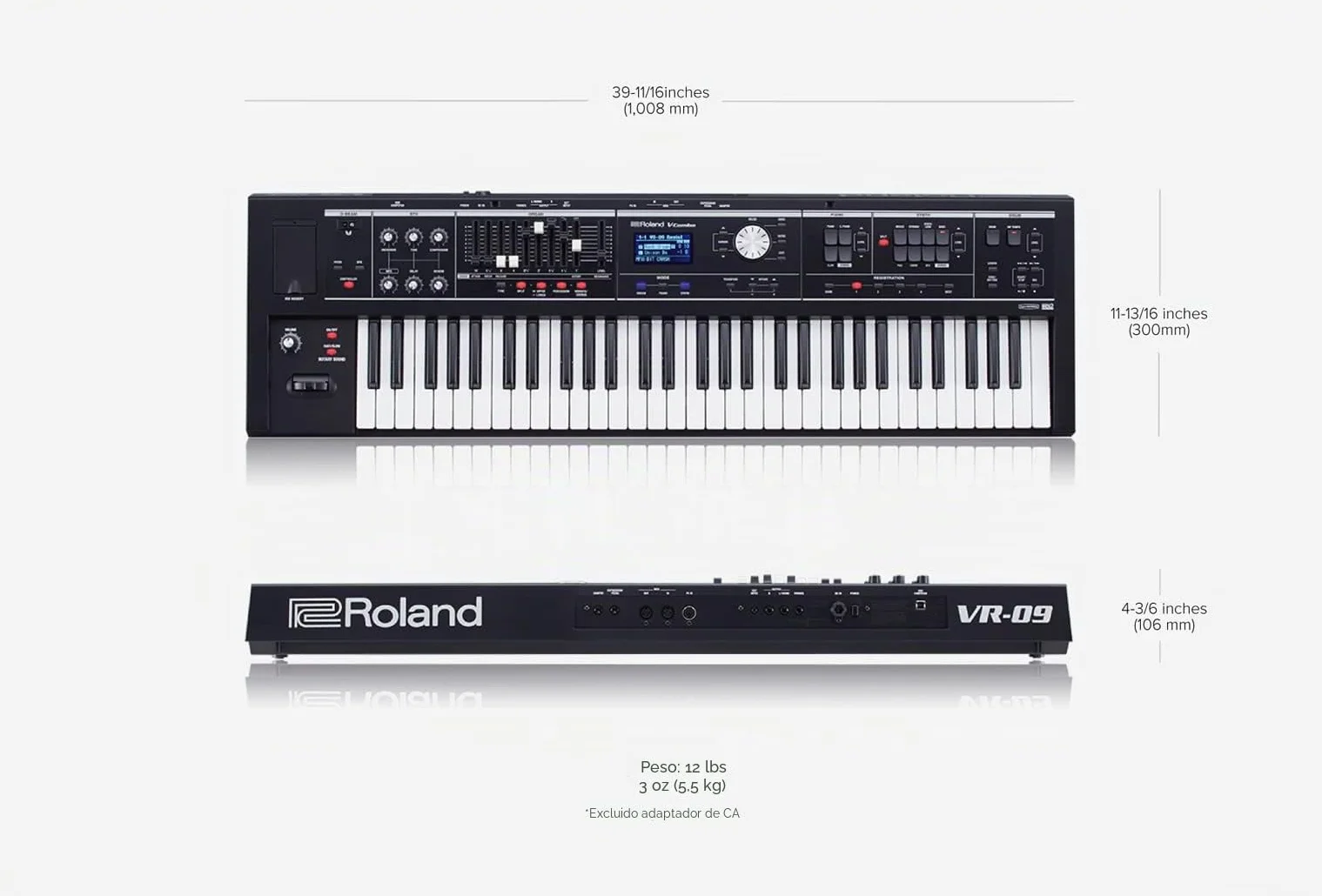 Roland V-COMBO VR-09-B Teclado de directo de 61 notas