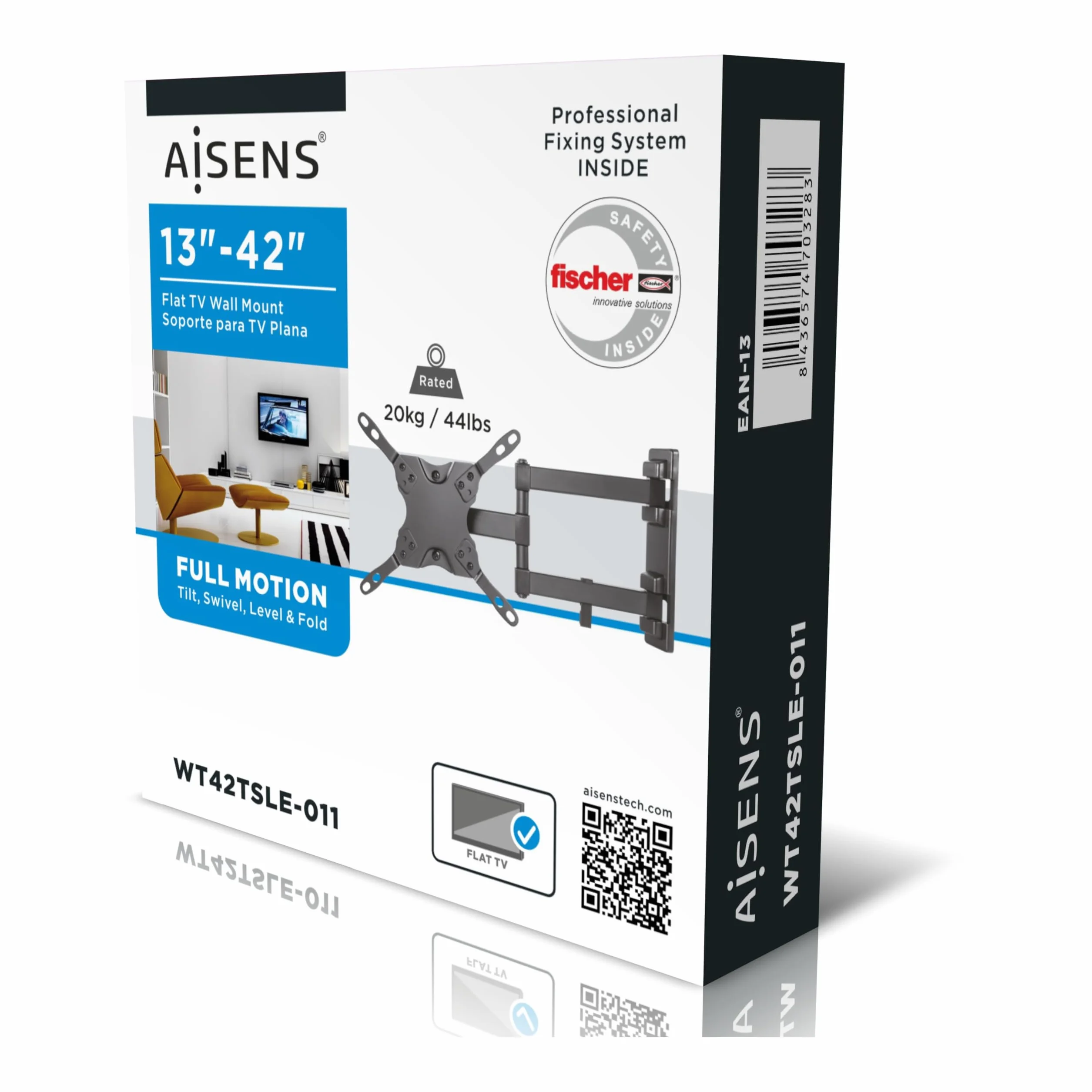 AISENS WT42TSLE-011 Soporte Eco para Monitor/TV 13"-42" Negro