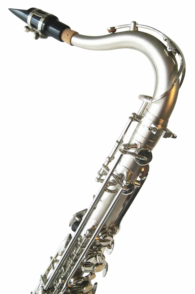 Symphony WESTERWALD - Saxofón tenor, saxofón tenor, níquel mate, incluye estuche rígido y accesorios