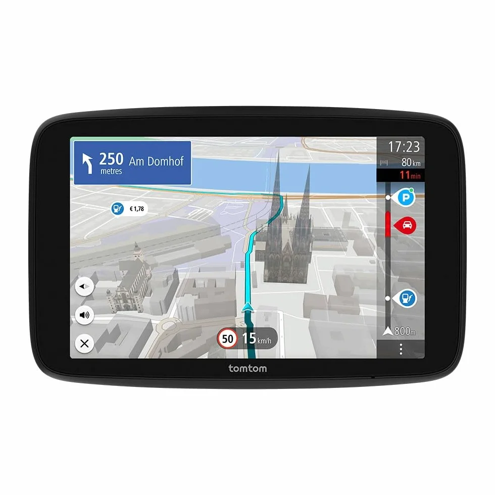 TomTom GPS GO Navigator 7" Mapas Europa Tráfico Tiempo Real Alertas Radares Wi-Fi