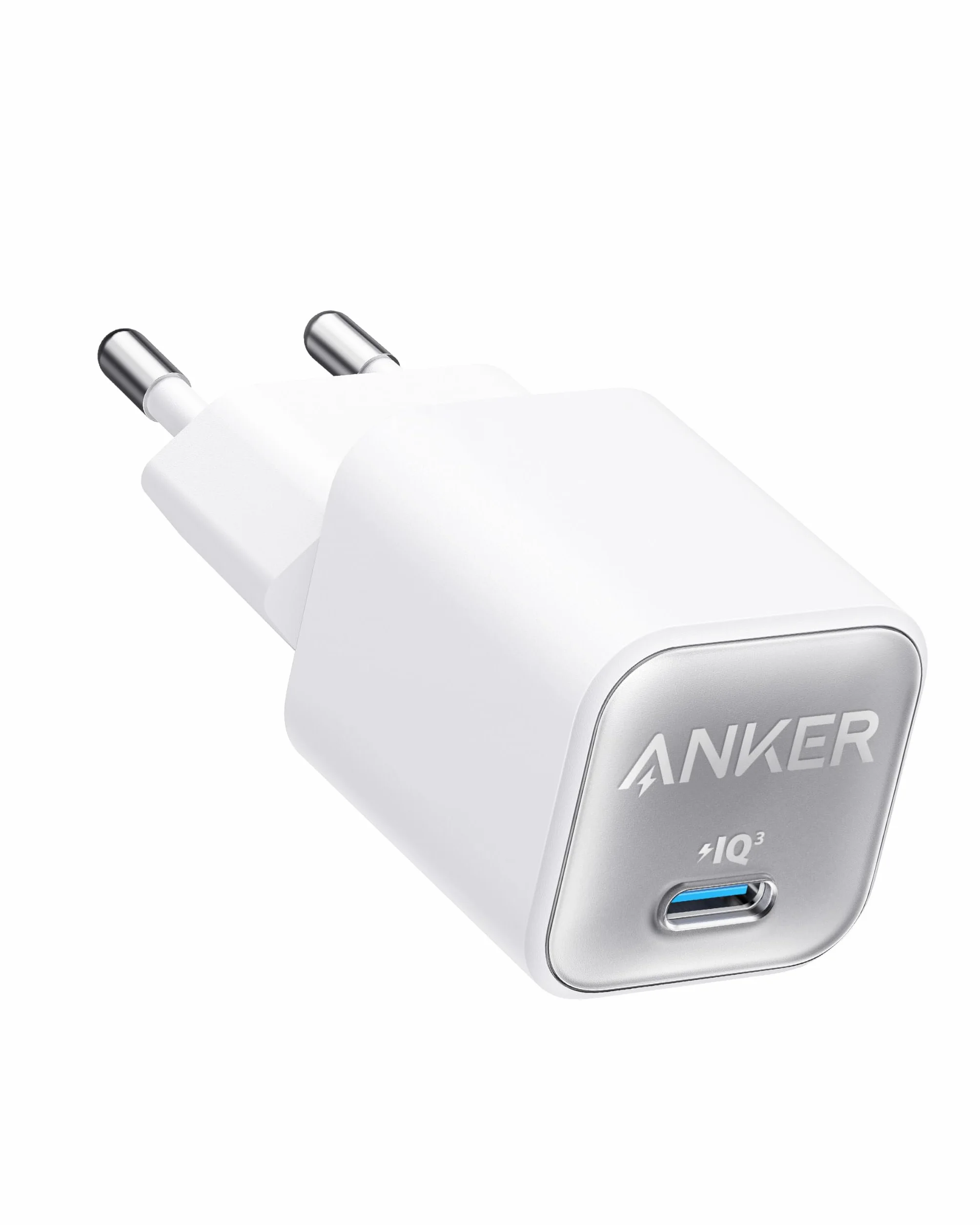 Anker Cargador USB C GaN 30W Nano 3 Rápido PIQ 3.0 PPS Compatible iPhone 17/16/15 Samsung Galaxy