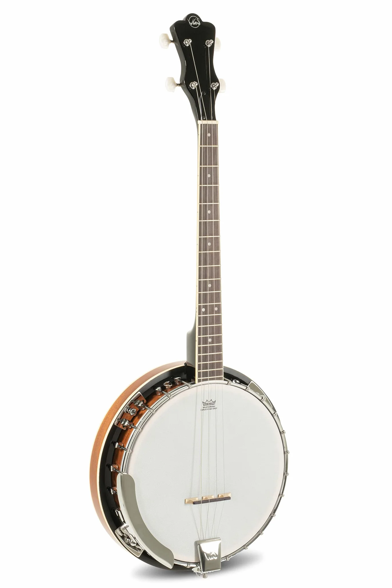 Gewa 505015 Banjo Select 4 Cuerdas, Parche Original Remo, con Estuche