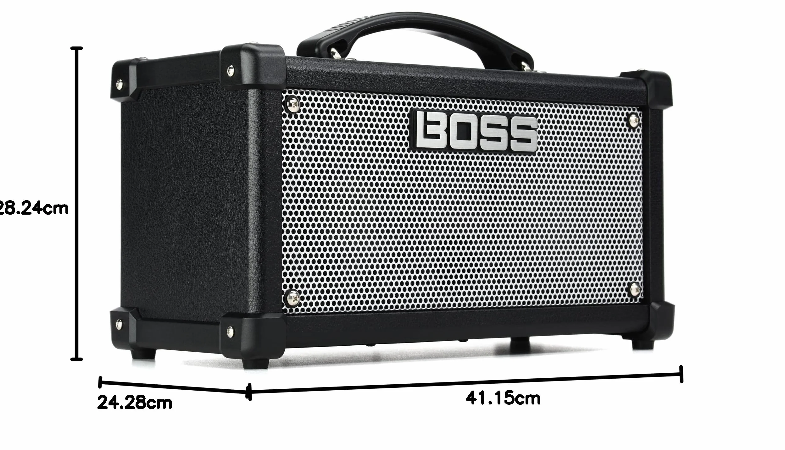 Boss Dual Cube LX - Amplificador Combinado portátil de 10 vatios de 2 x 4 Pulgadas